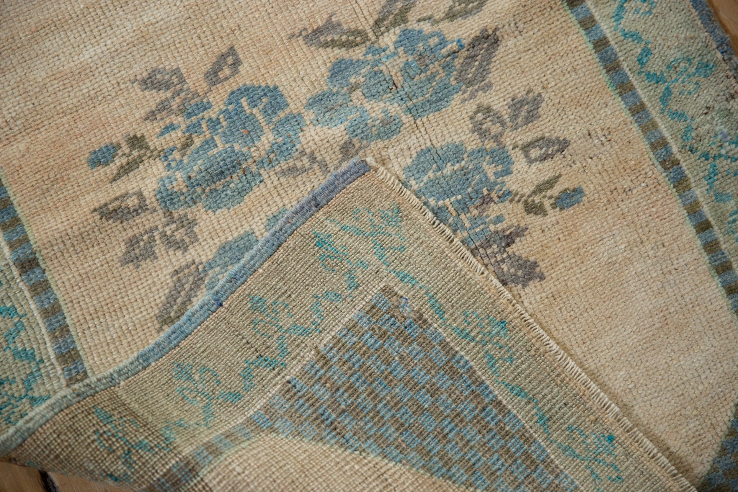 2x3 Vintage Distressed Oushak Rug Mat - Image 9