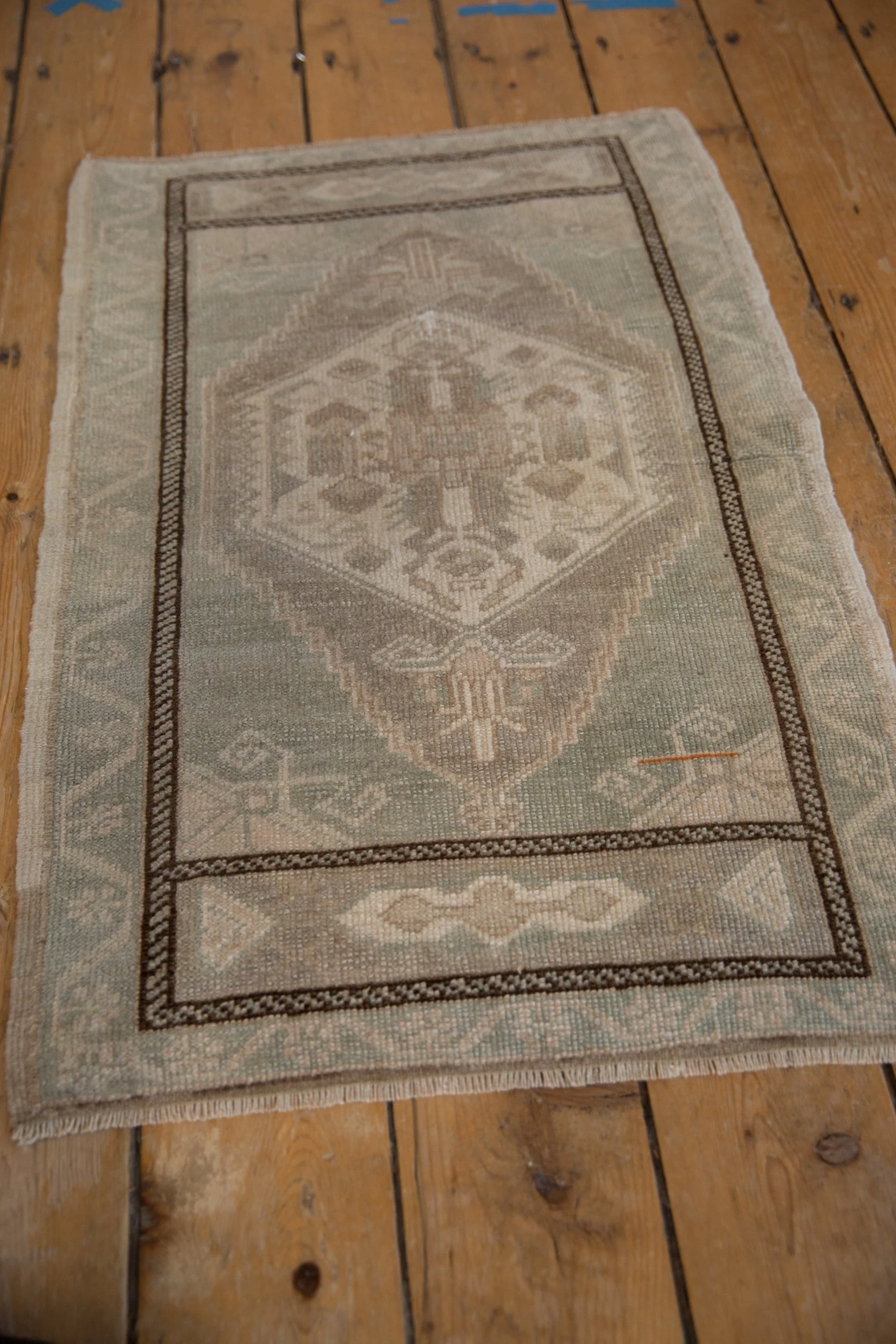 2x3 Vintage Distressed Oushak Rug Mat - Image 4