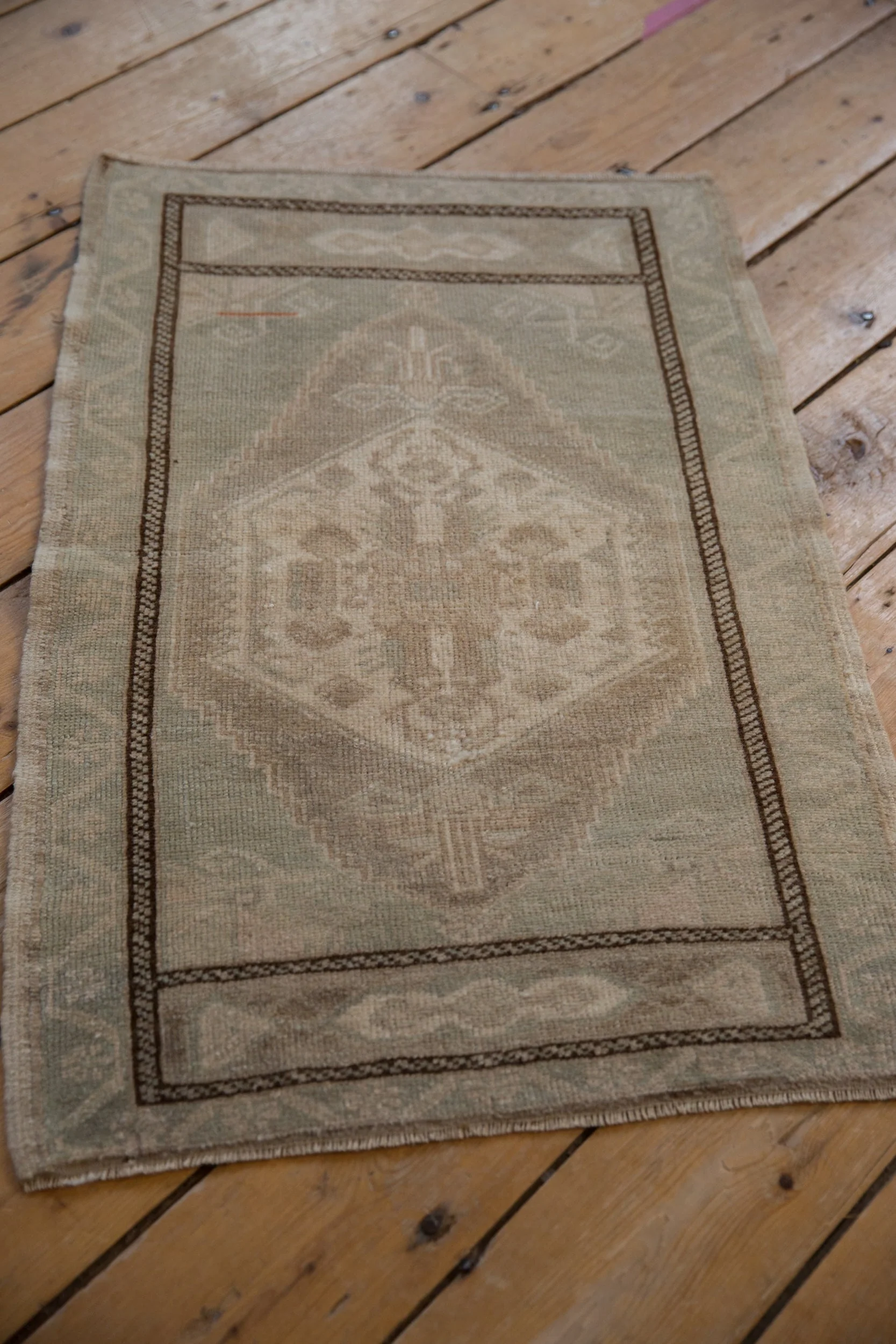2x3 Vintage Distressed Oushak Rug Mat - Image 5