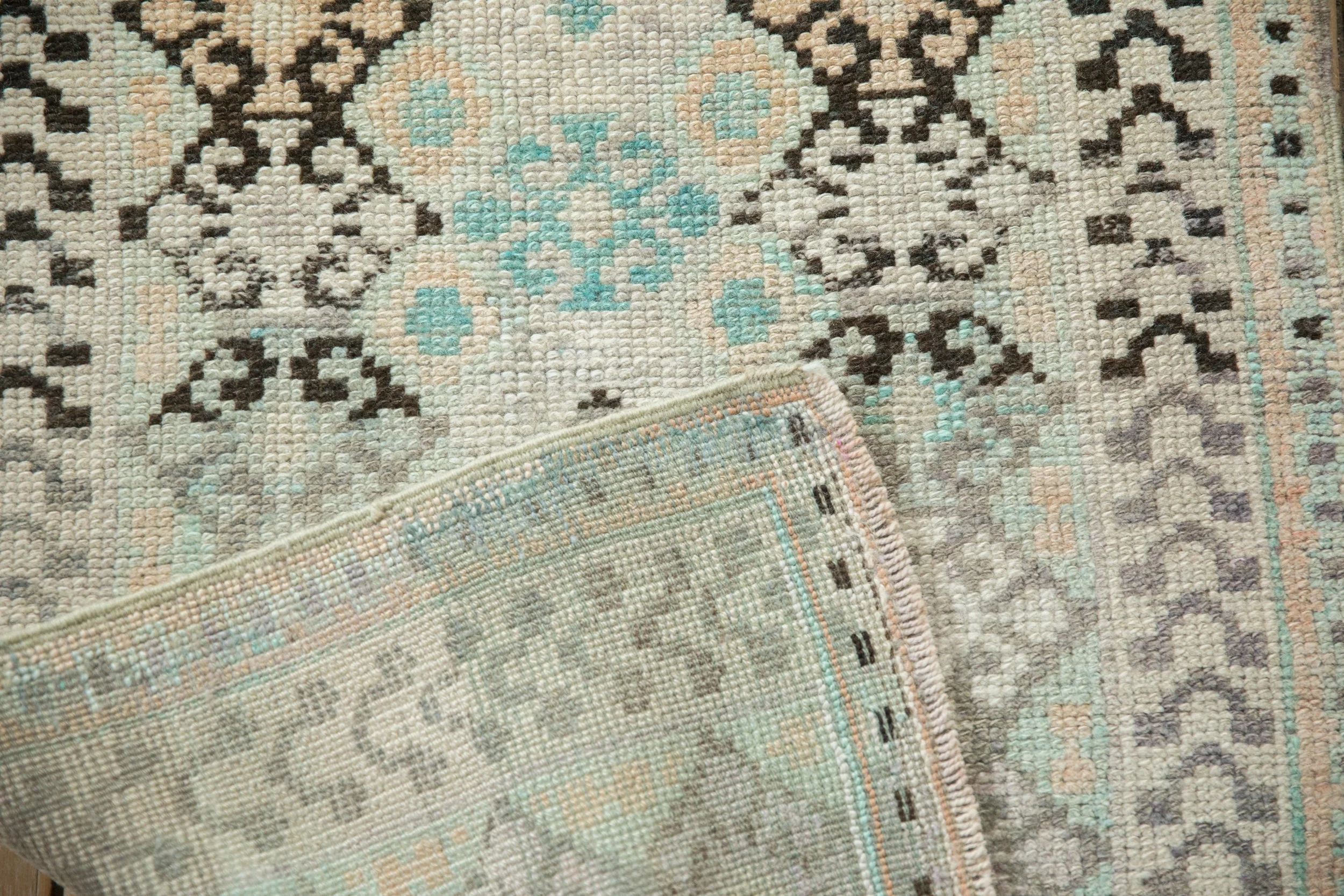 2x3 Vintage Distressed Oushak Rug Mat - Image 9