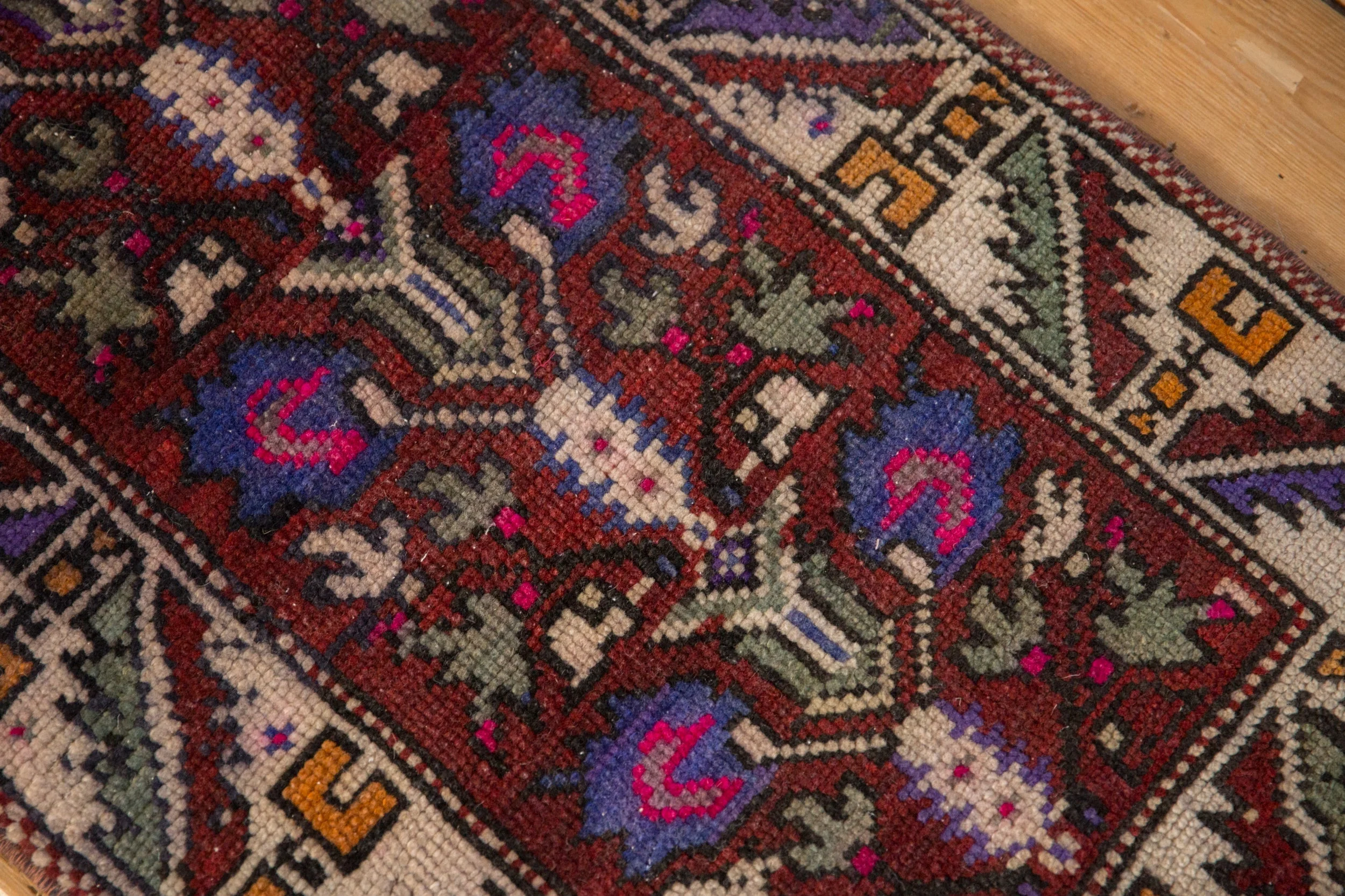 2x3 Vintage Distressed Oushak Rug Mat - Image 8
