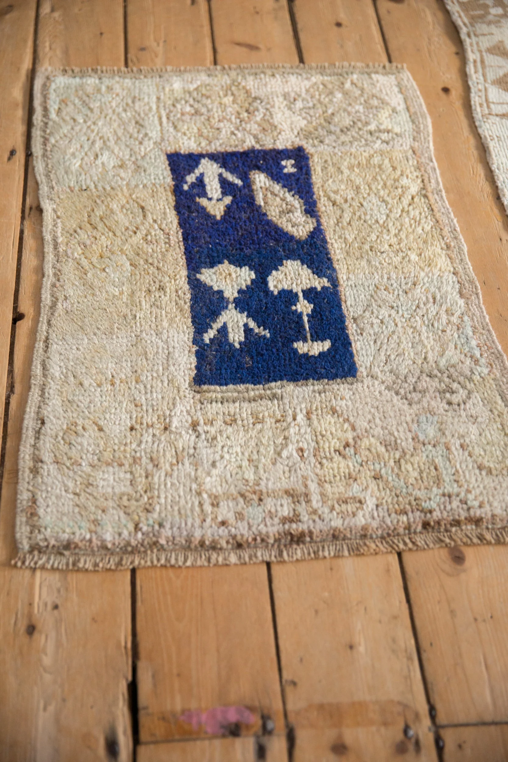 2x3 Vintage Distressed Tulu Rug Mat - Image 4