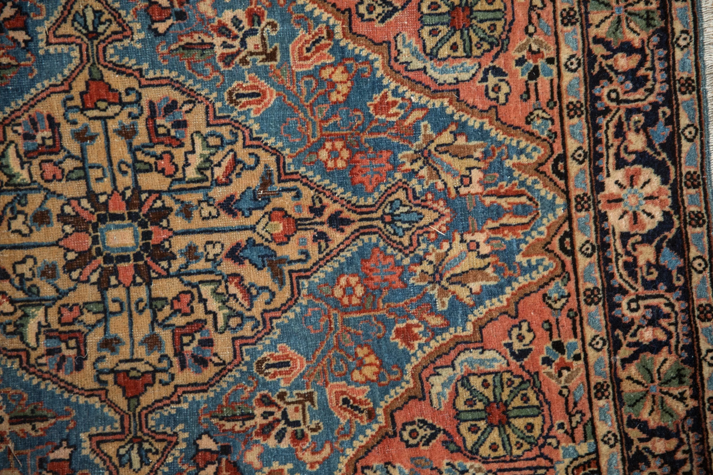 2x3 Vintage Farahan Sarouk Rug Mat - Image 4