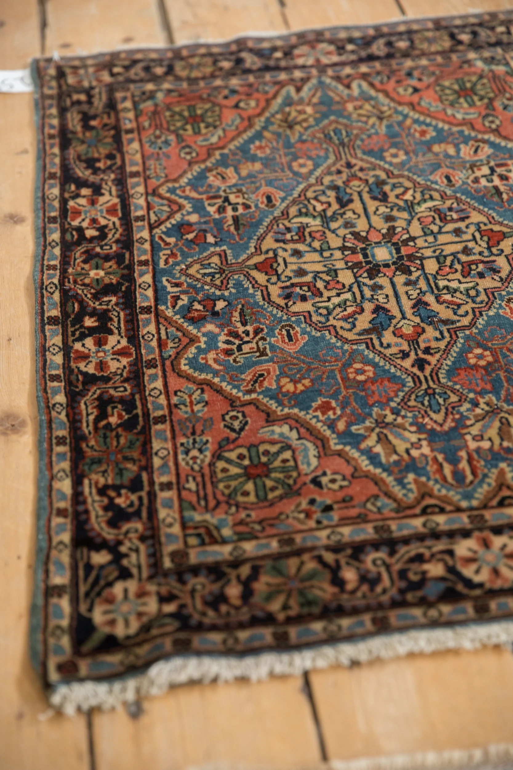 2x3 Vintage Farahan Sarouk Rug Mat - Image 6