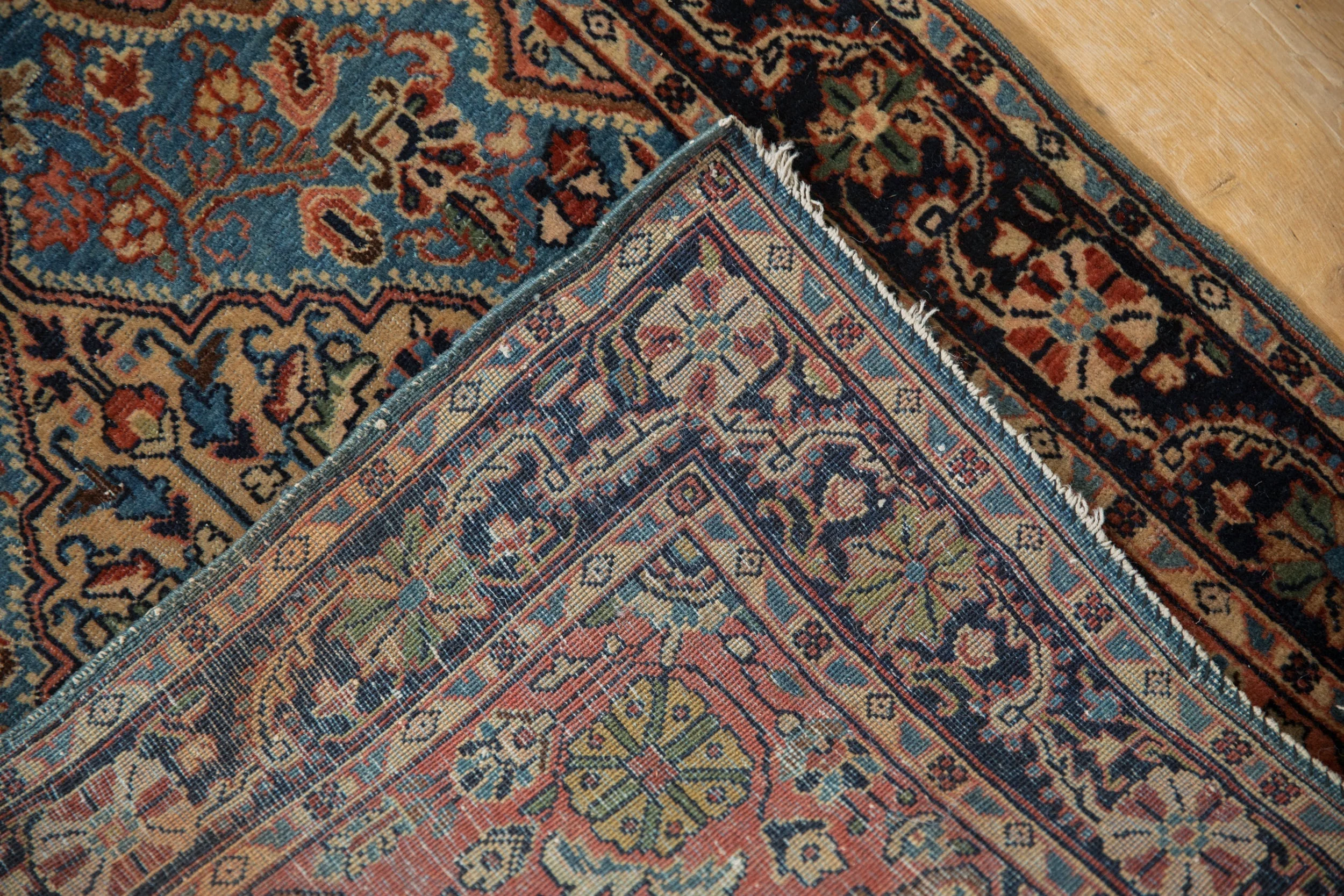 2x3 Vintage Farahan Sarouk Rug Mat - Image 9