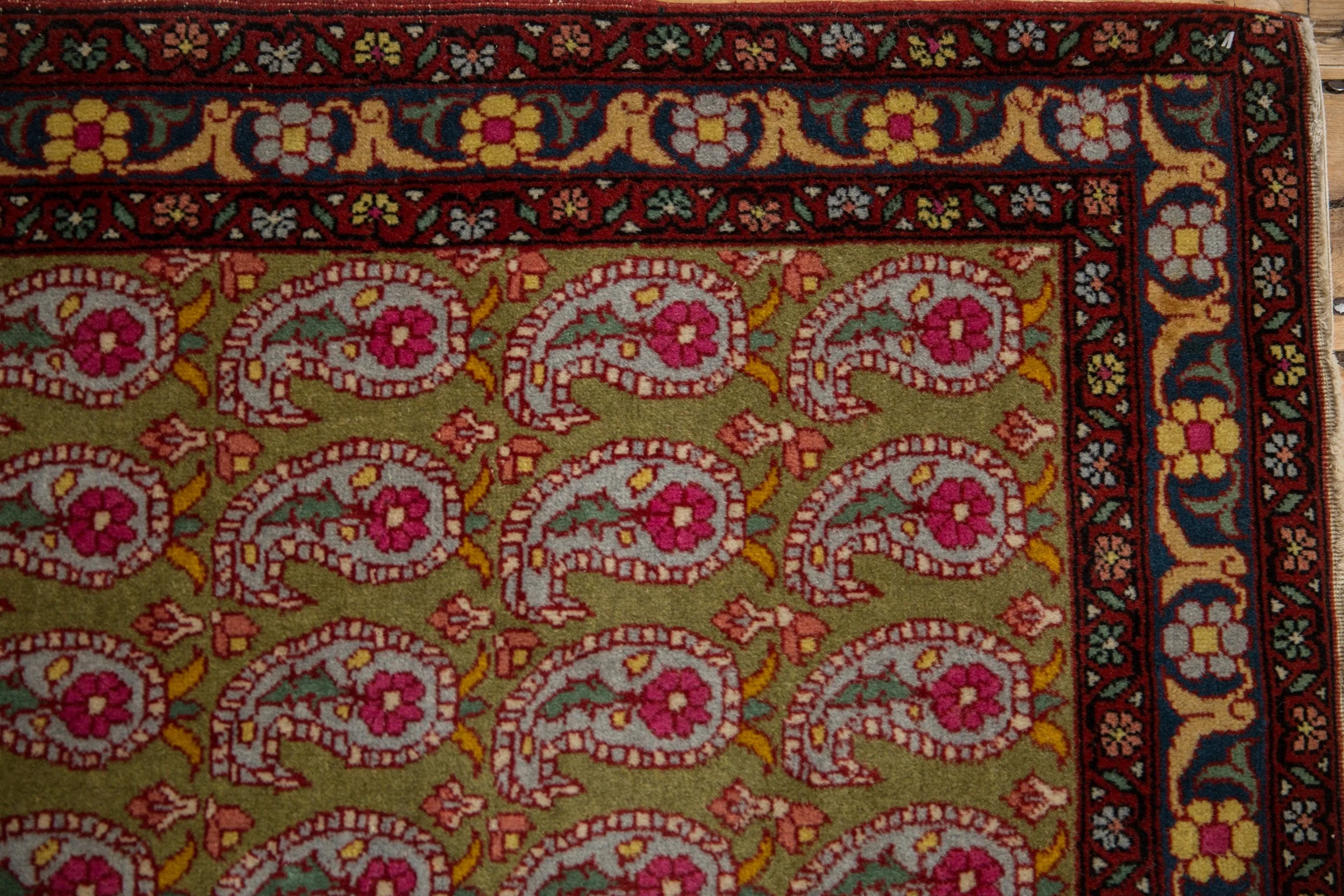 2x3 Vintage Farahan Sarouk Rug Mat - Image 3