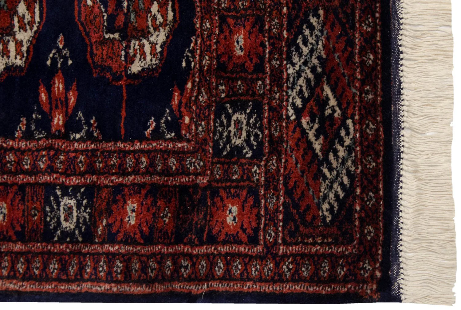 2x3 Vintage Fine Bokhara Rug Mat - Image 6