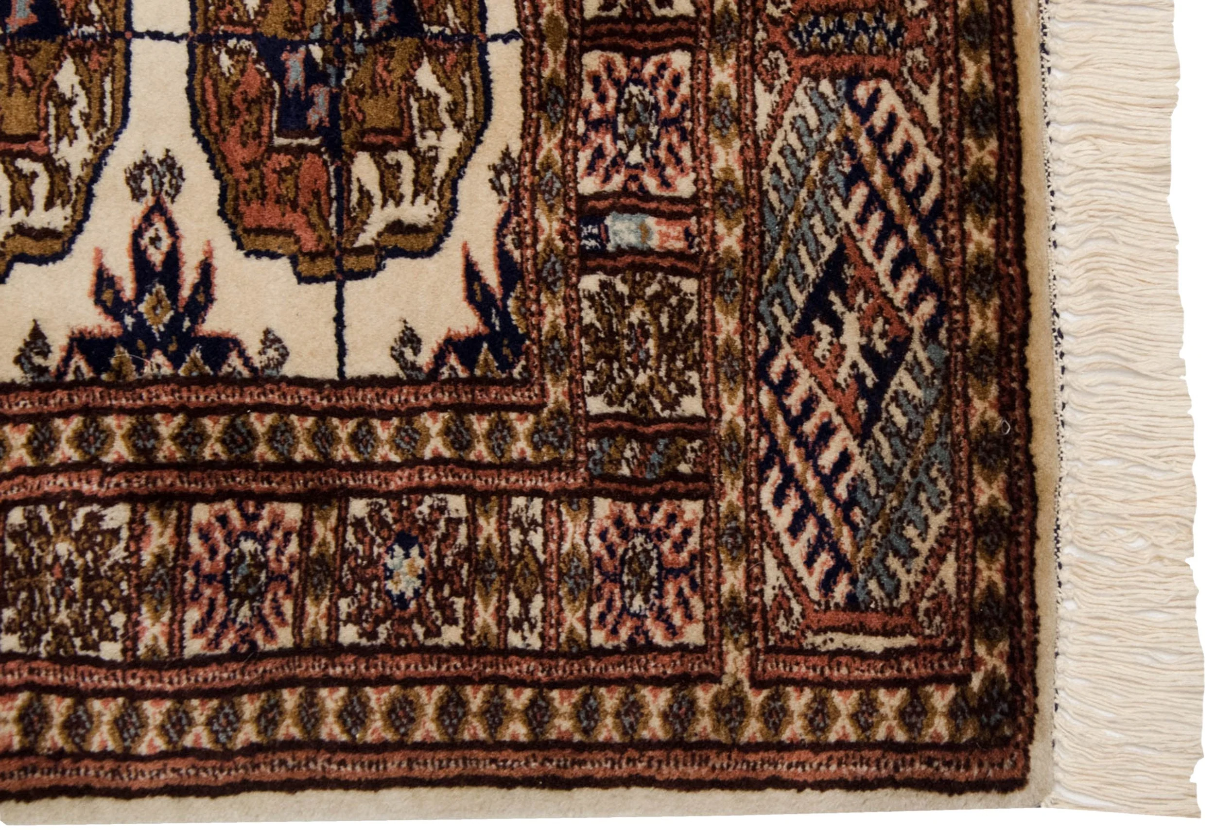 2x3 Vintage Fine Bokhara Rug Mat - Image 3