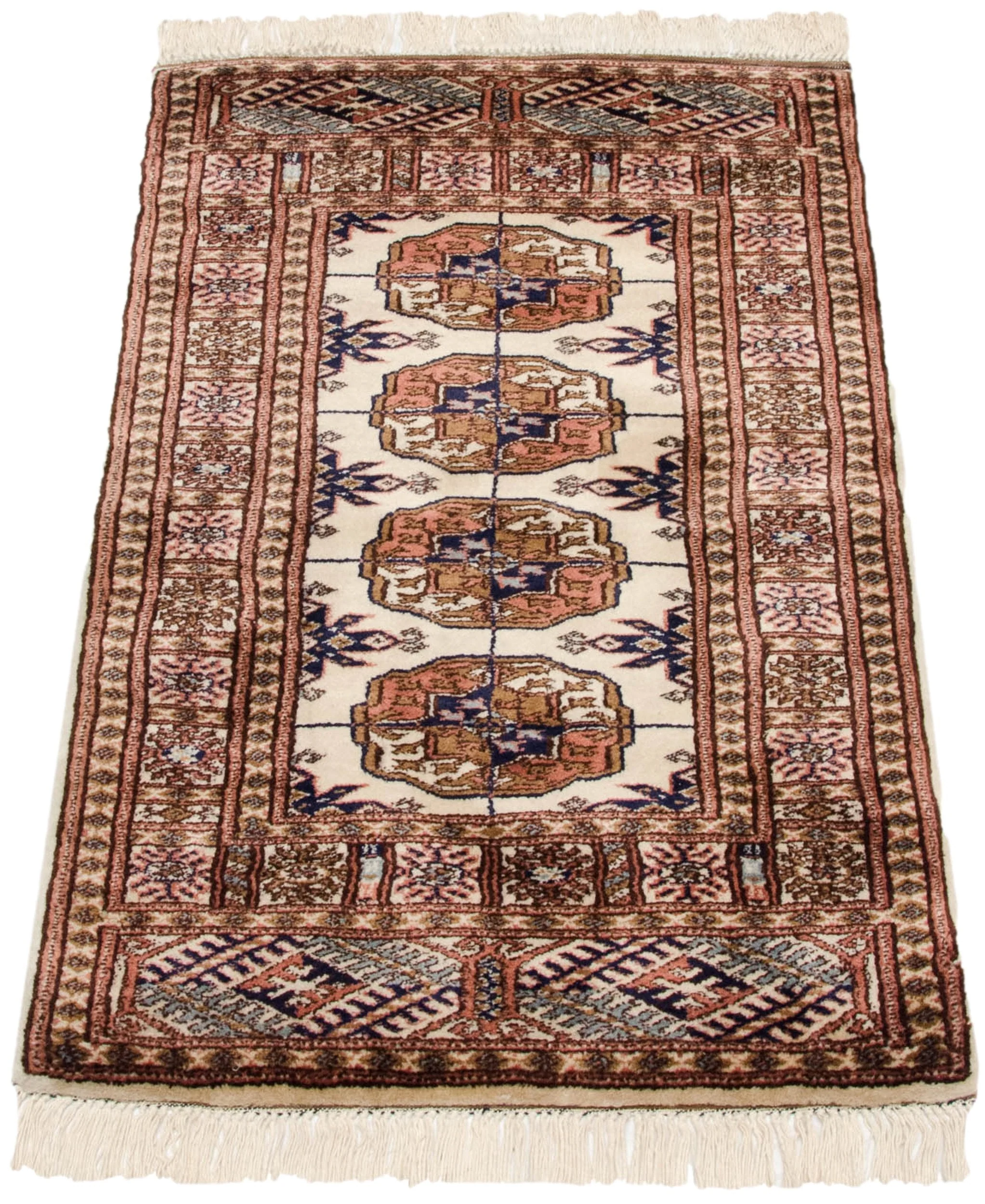 2x3 Vintage Fine Bokhara Rug Mat - Image 5