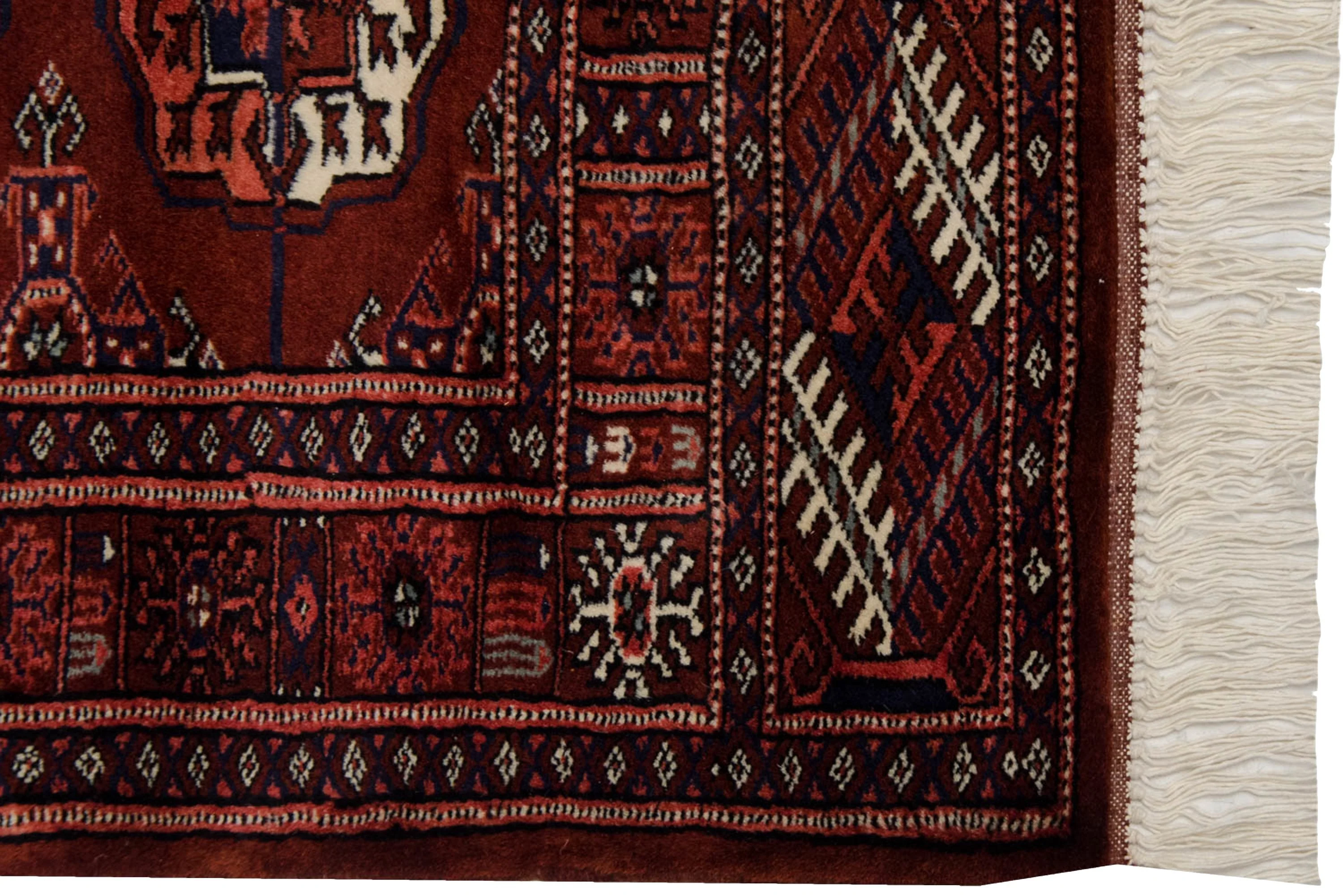2x3 Vintage Fine Bokhara Rug Mat - Image 5