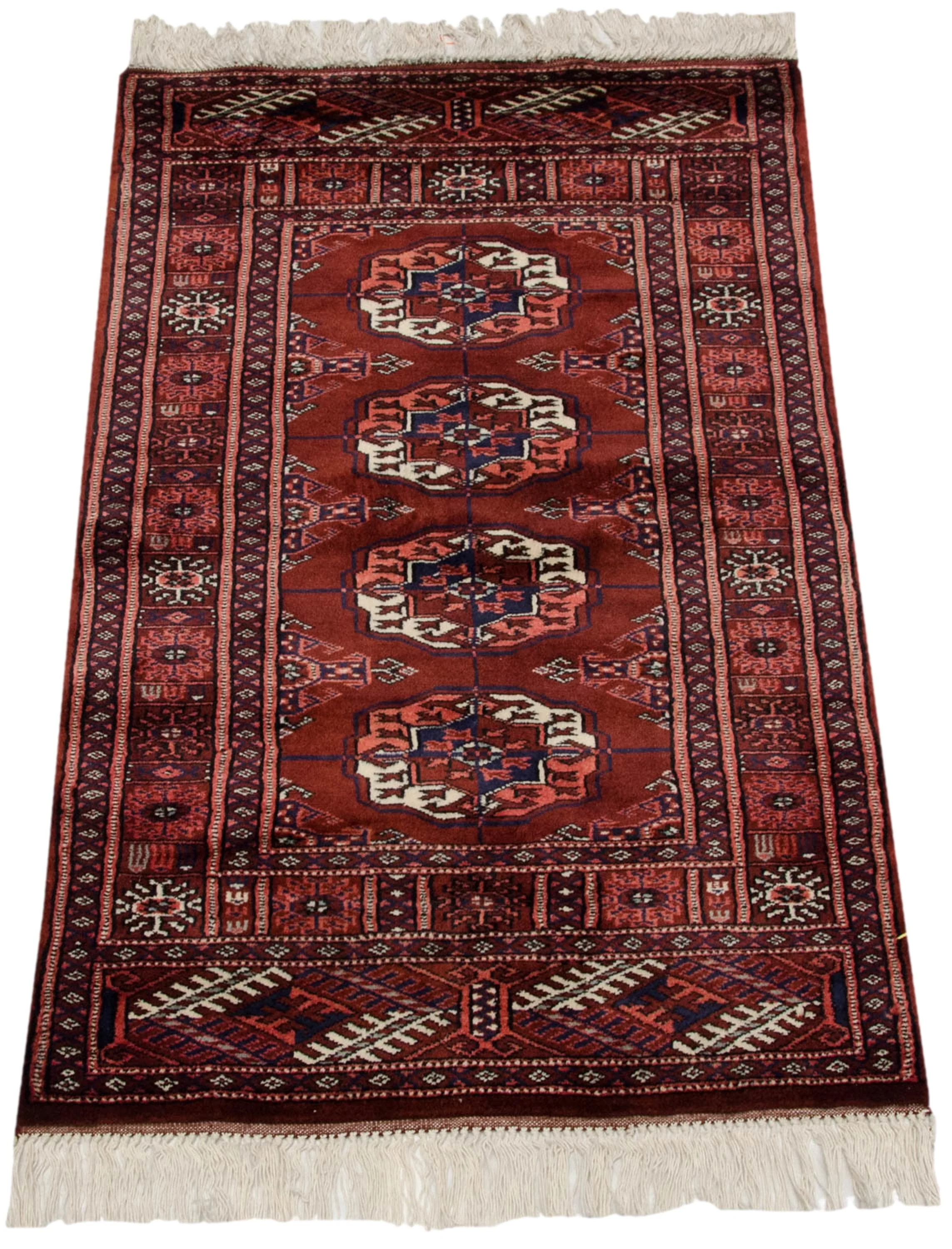 2x3 Vintage Fine Bokhara Rug Mat - Image 6
