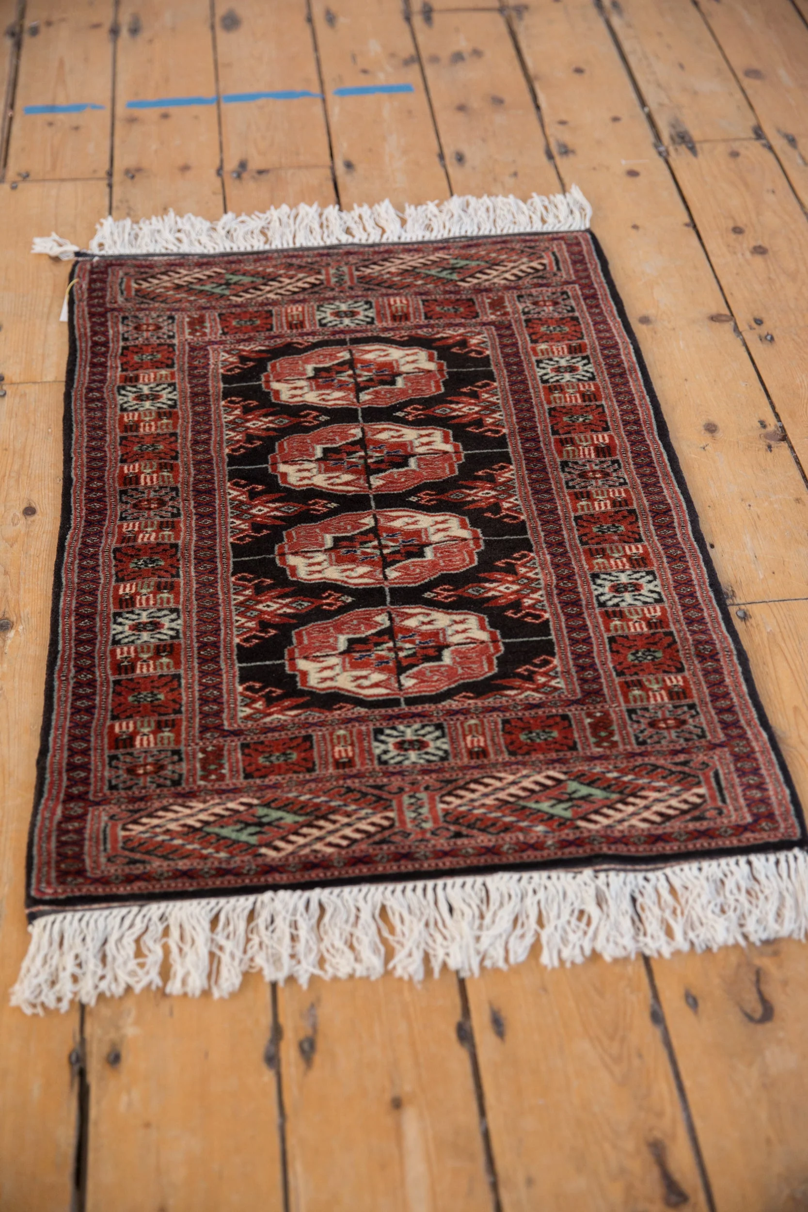 2x3 Vintage Fine Bokhara Rug Mat - Image 3