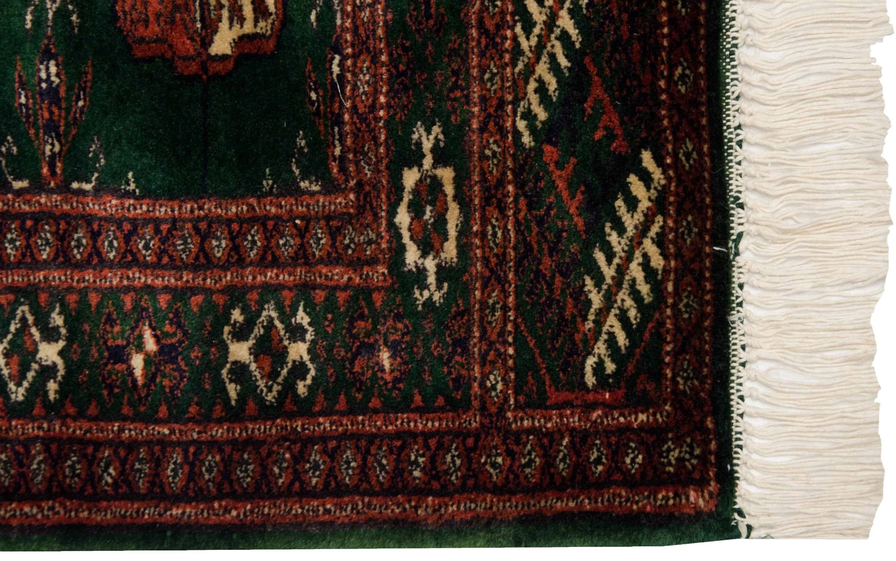 2x3 Vintage Fine Bokhara Rug Mat - Image 3
