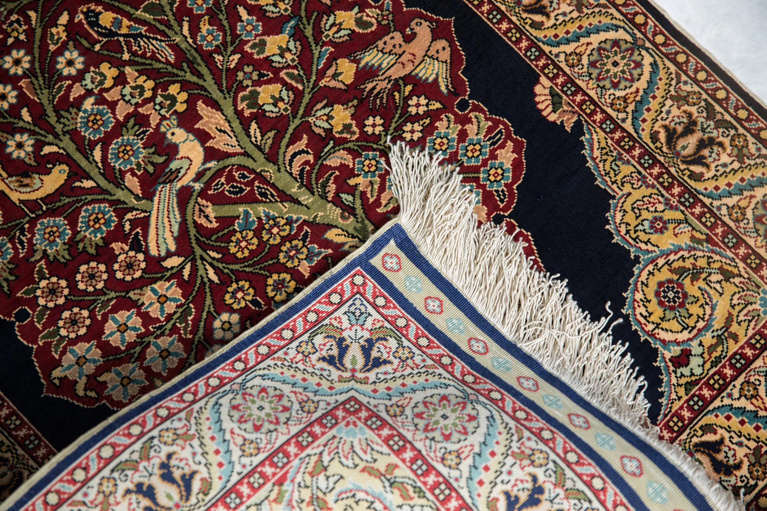 2x3 Vintage Fine Hereke Rug Mat - Image 11