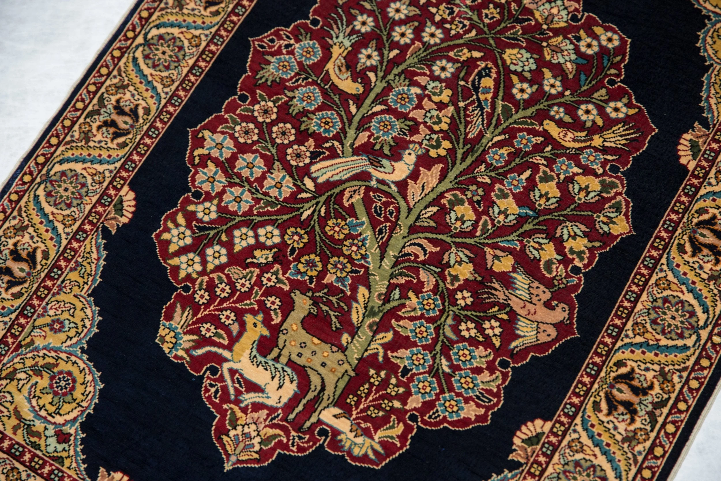 2x3 Vintage Fine Hereke Rug Mat - Image 5