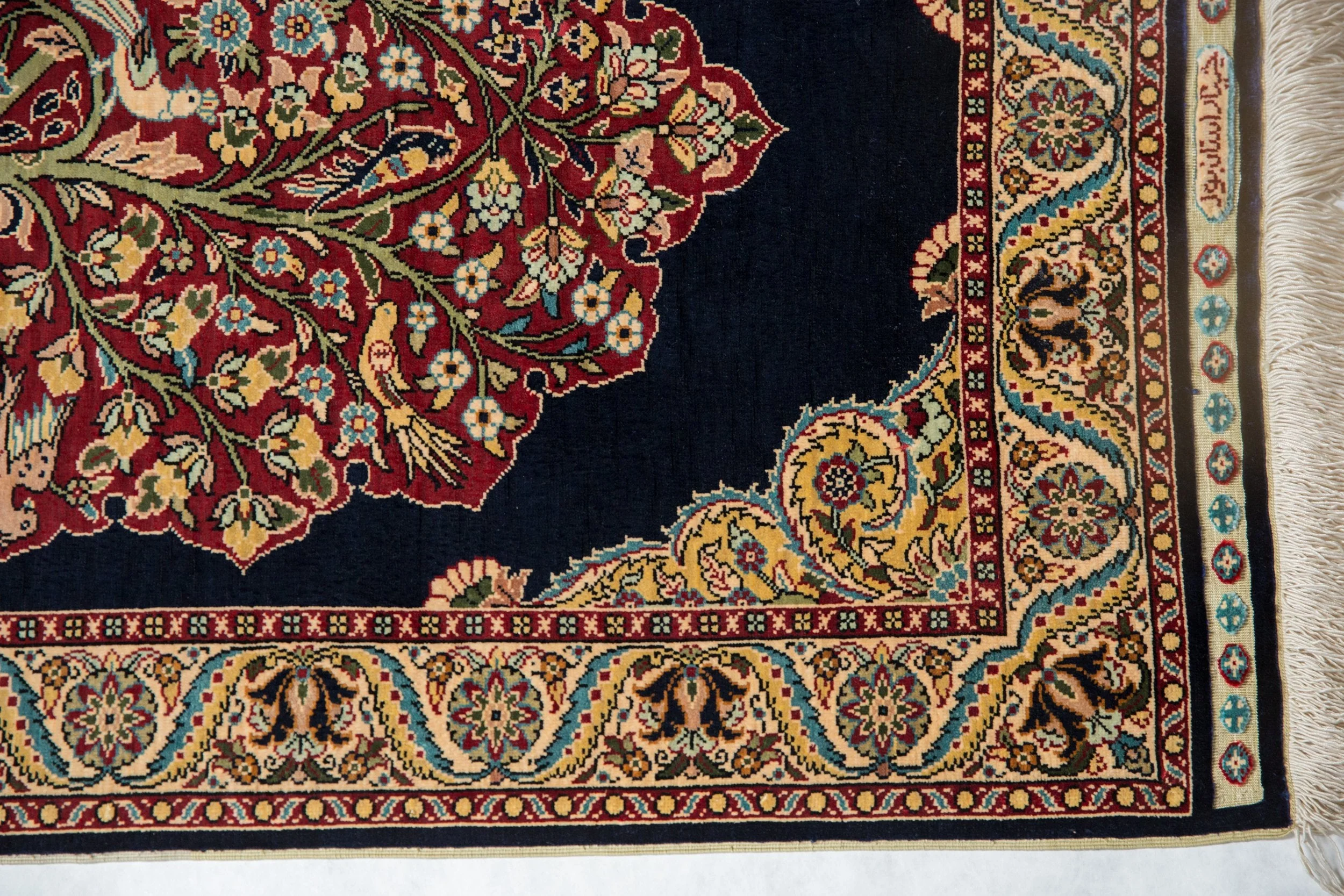 2x3 Vintage Fine Hereke Rug Mat - Image 8