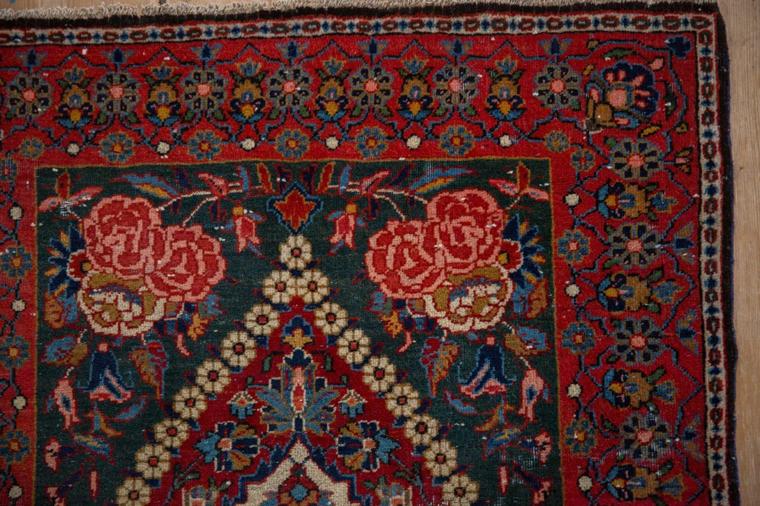 2x3 Vintage Fine Kashan Rug Mat - Image 3