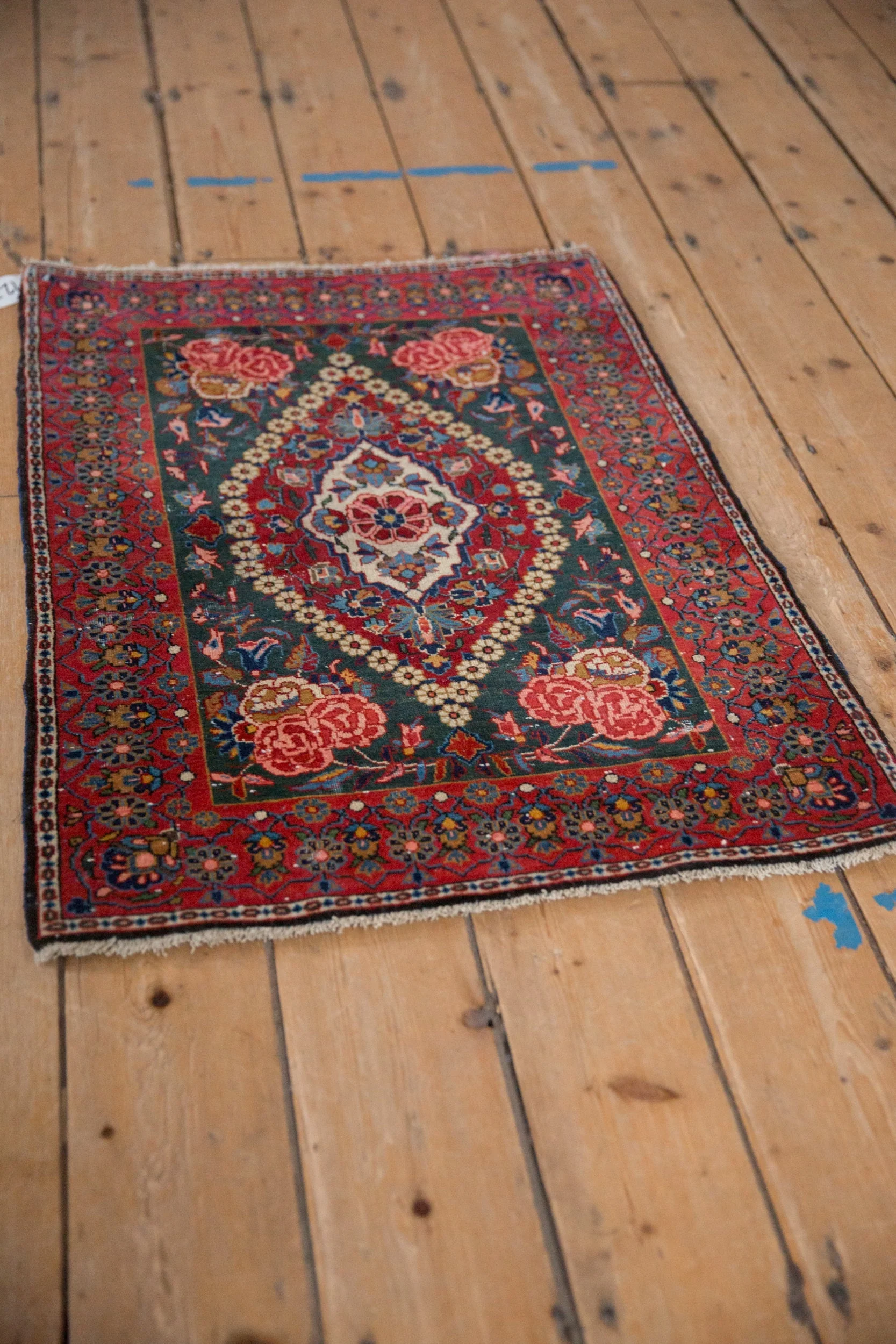 2x3 Vintage Fine Kashan Rug Mat - Image 4