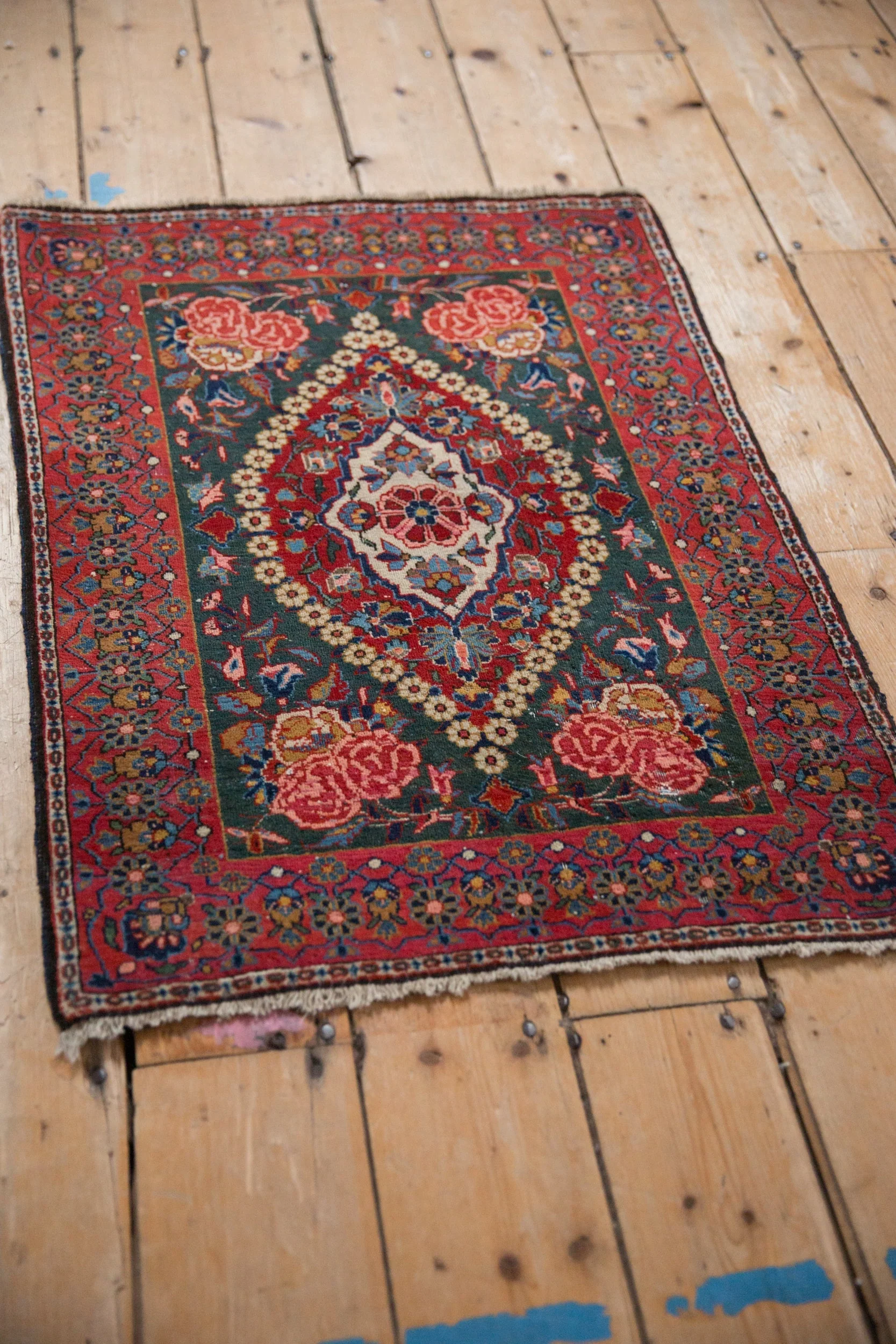 2x3 Vintage Fine Kashan Rug Mat - Image 5
