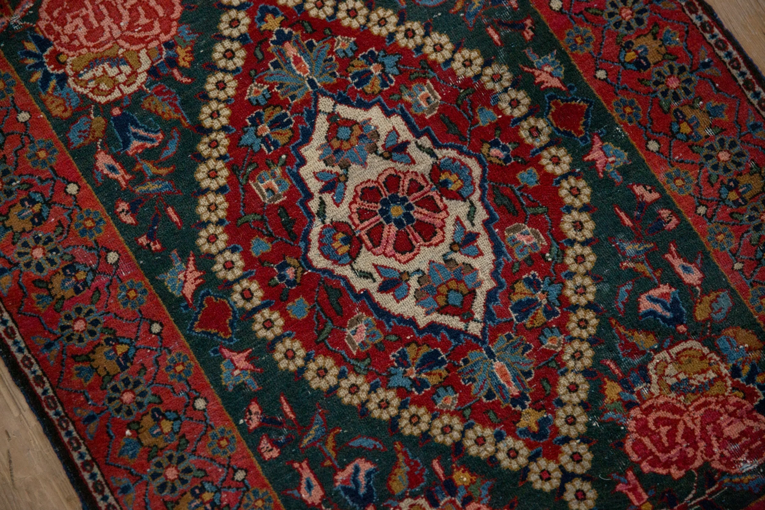 2x3 Vintage Fine Kashan Rug Mat - Image 7