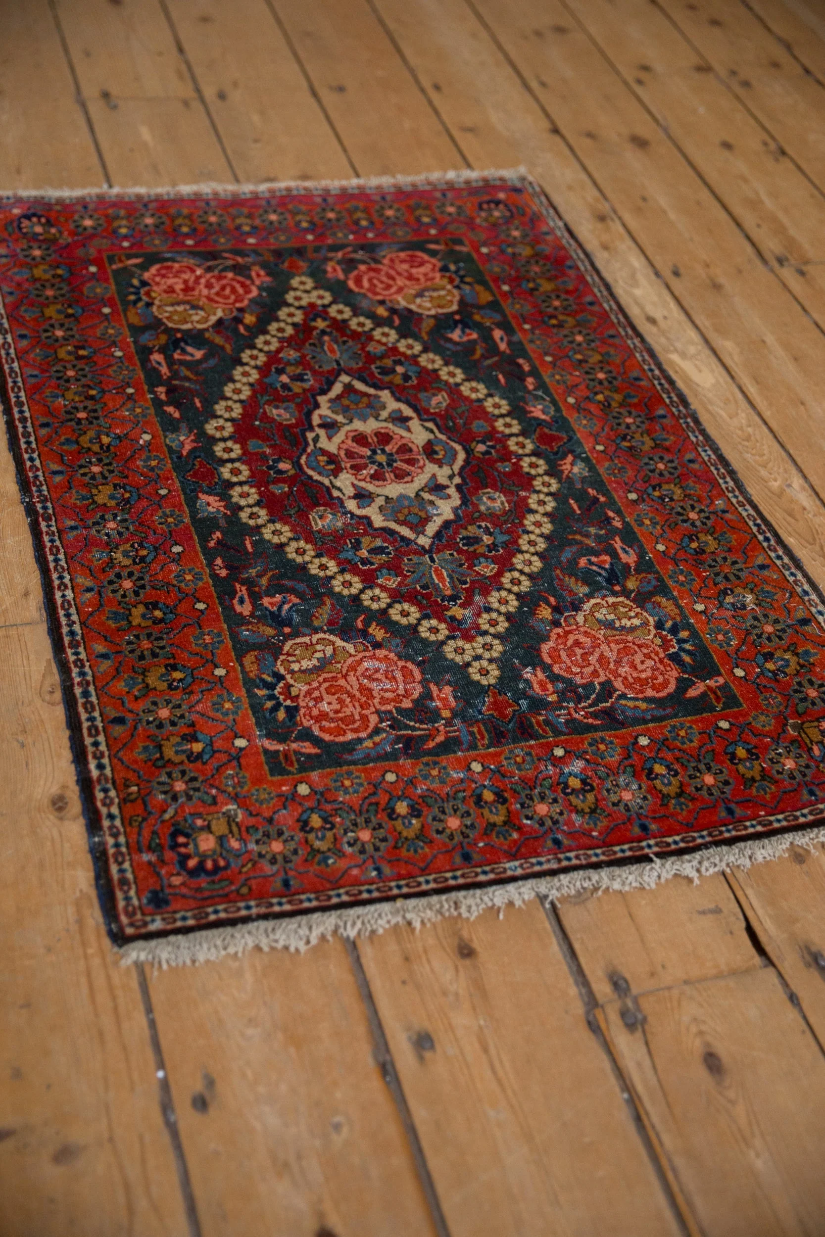 2x3 Vintage Fine Kashan Rug Mat - Image 4