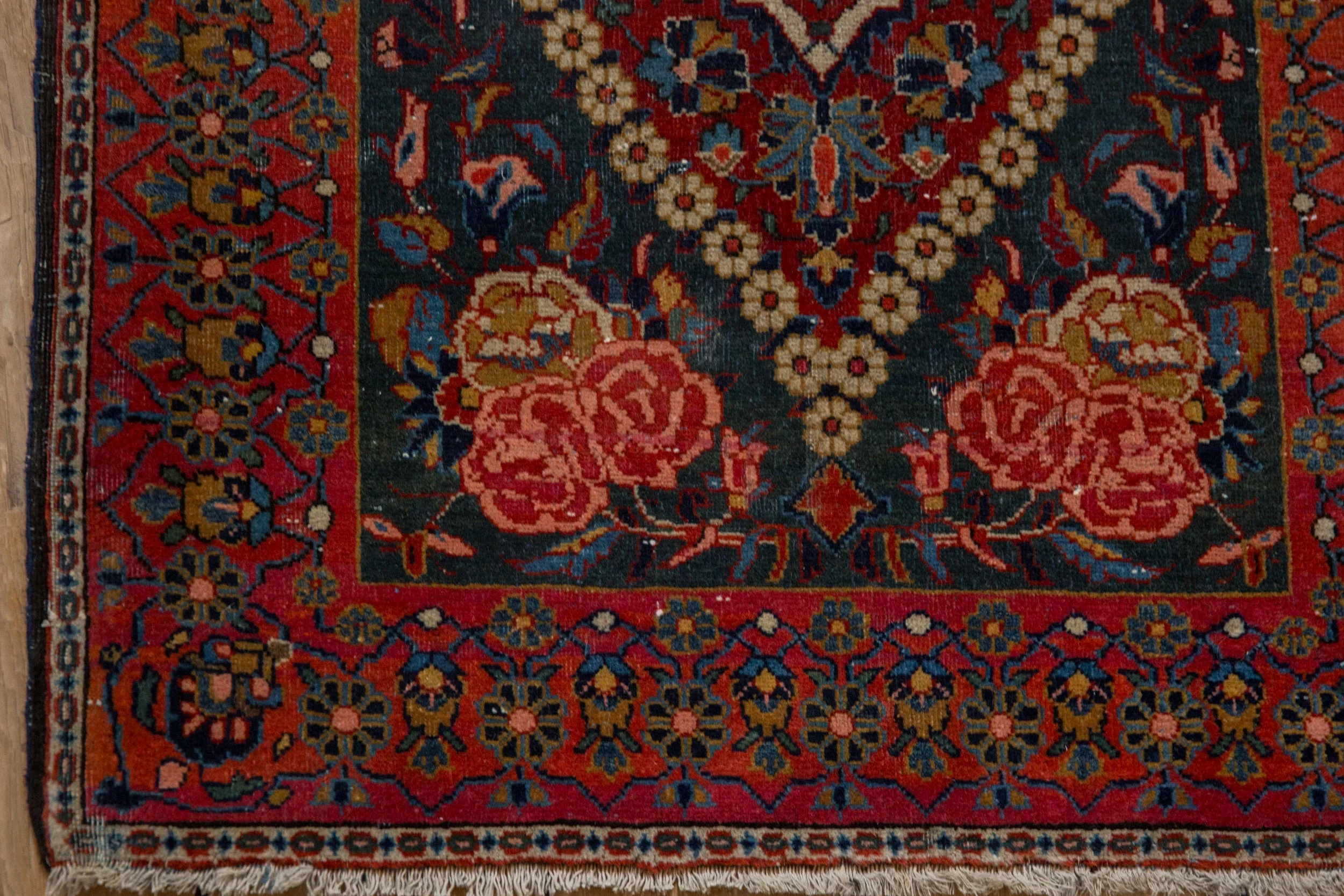 2x3 Vintage Fine Kashan Rug Mat - Image 6