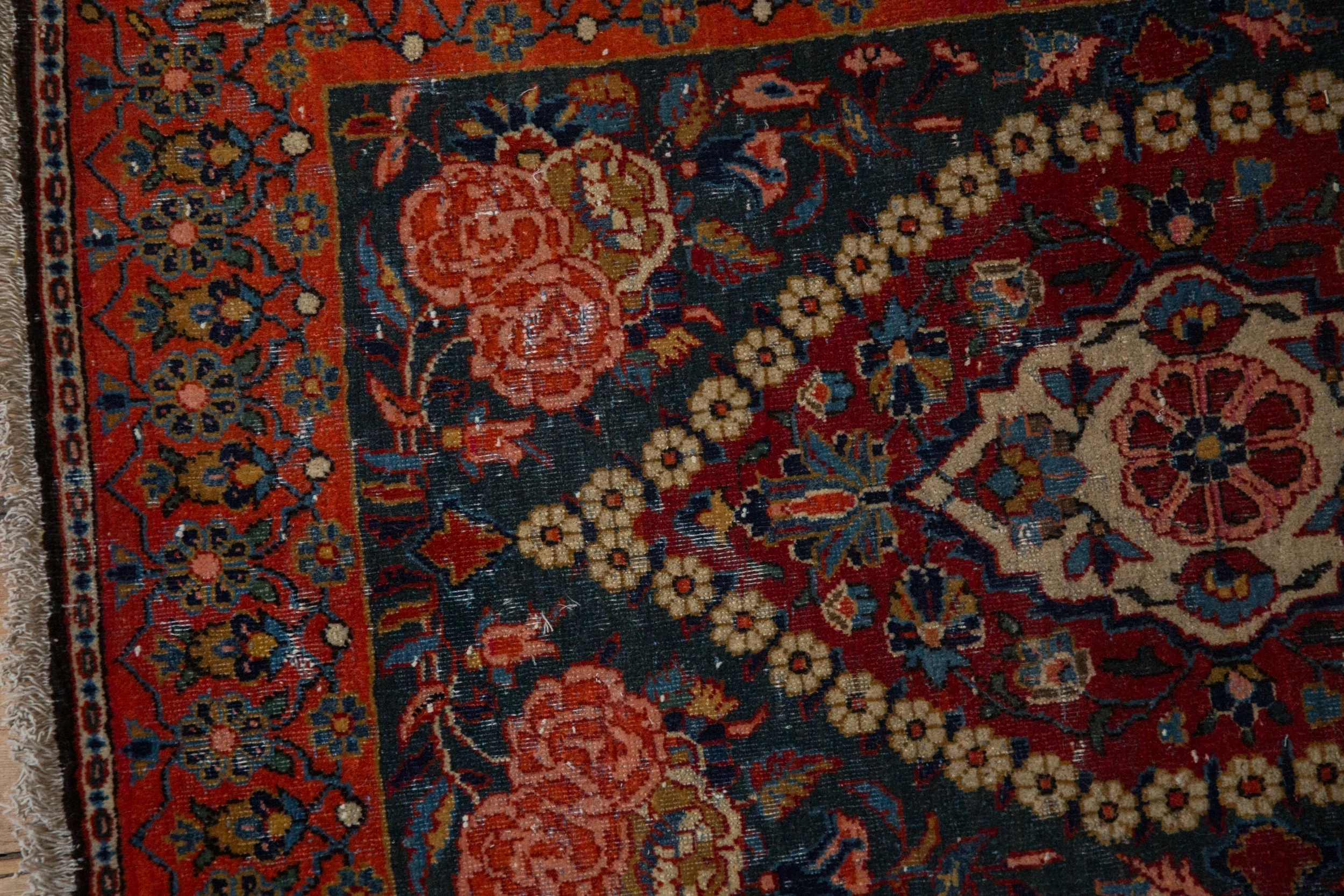 2x3 Vintage Fine Kashan Rug Mat - Image 7