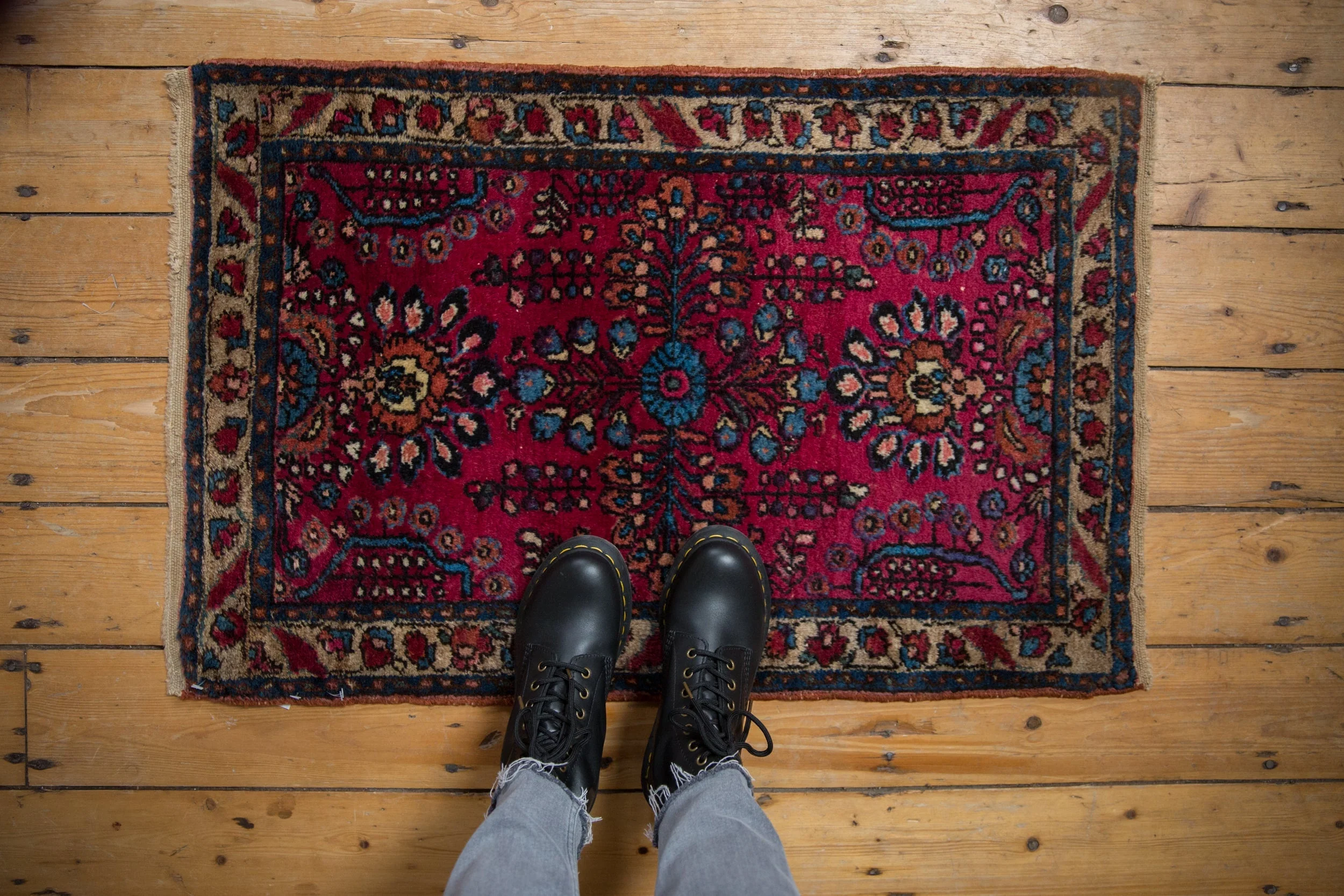 2x3 Vintage Fine Lilihan Rug Mat - Image 2