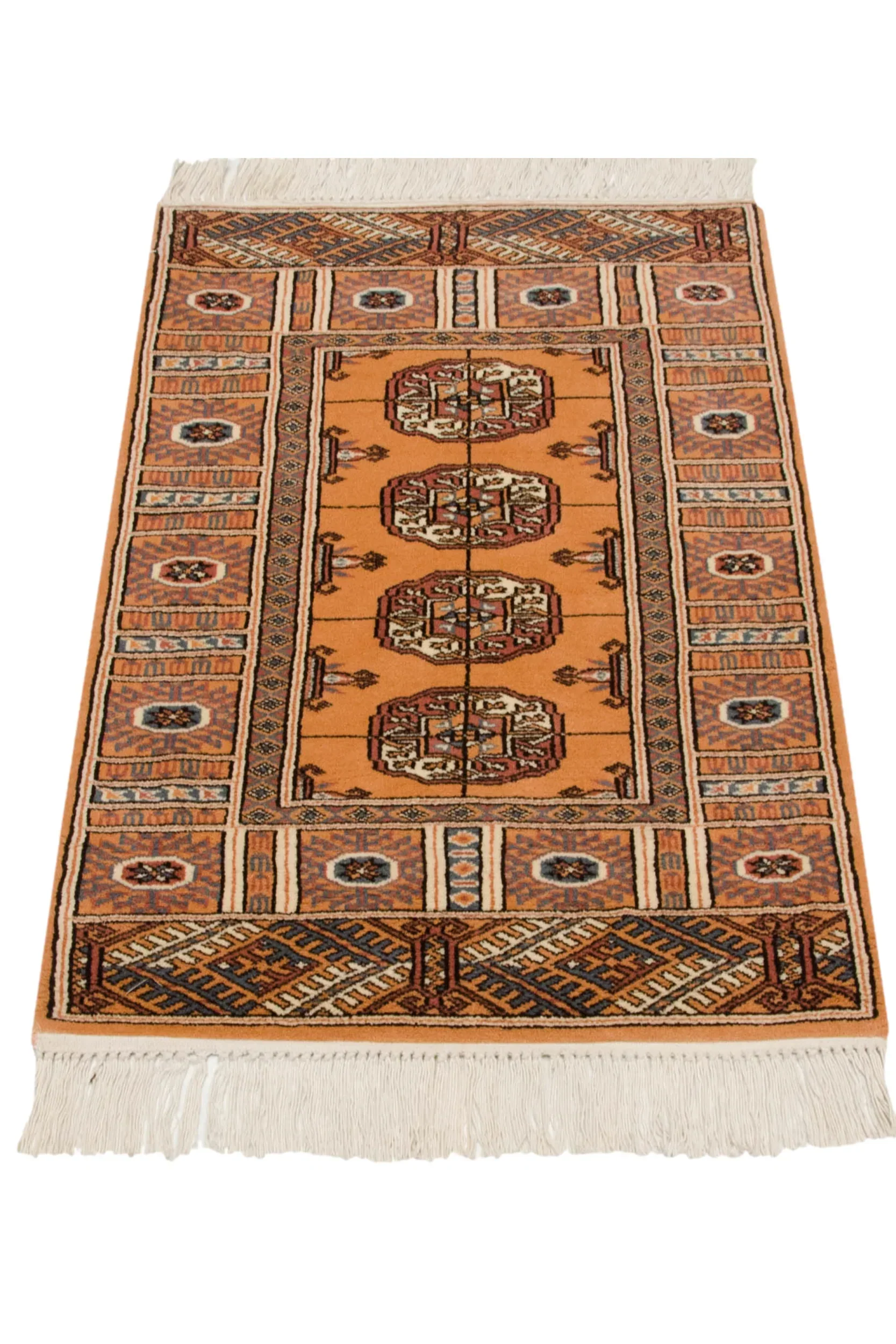 2x3 Vintage Indian Bokhara Design Rug Mat - Image 5