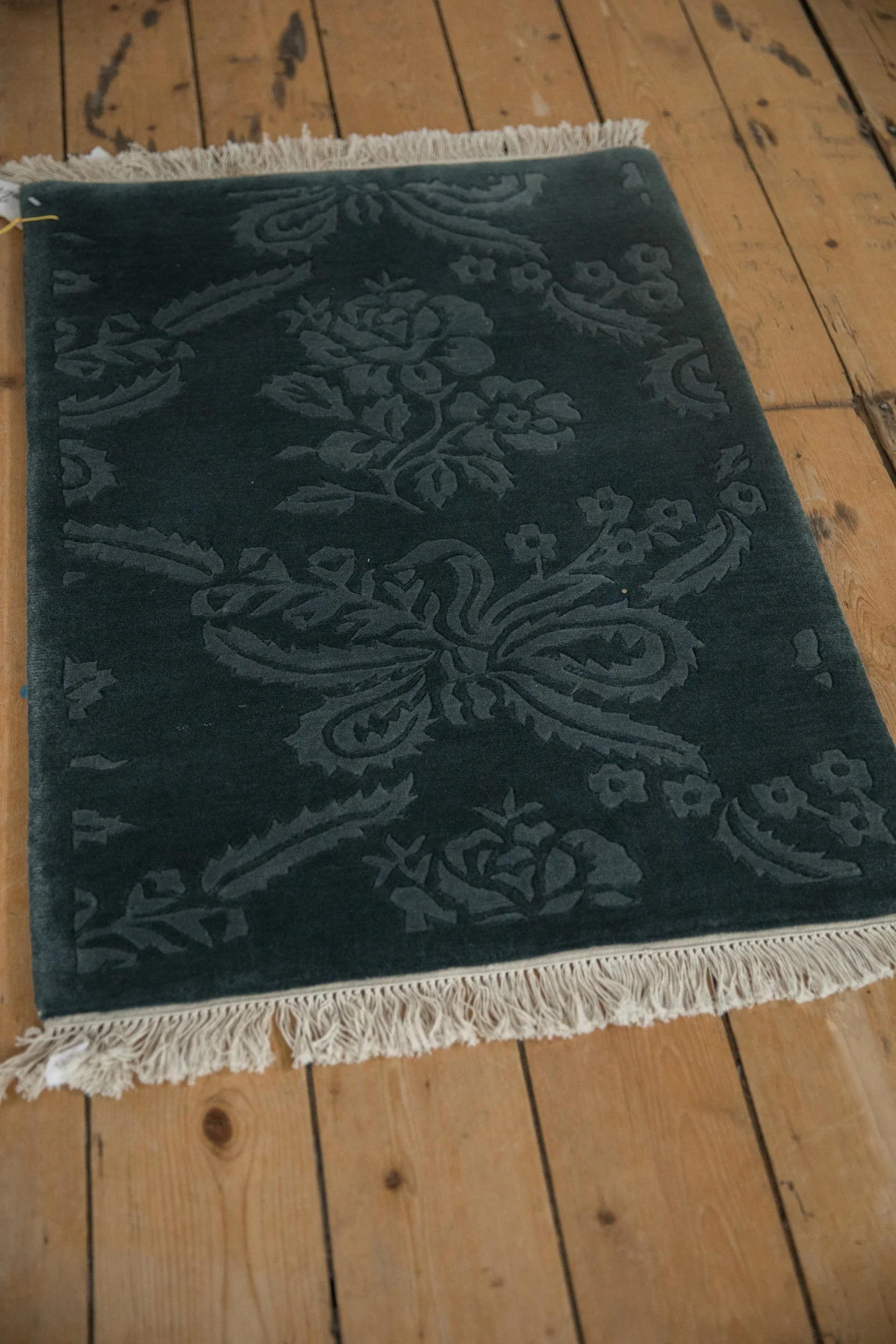 2x3 Vintage Indian Colonial Design Rug Mat - Image 4