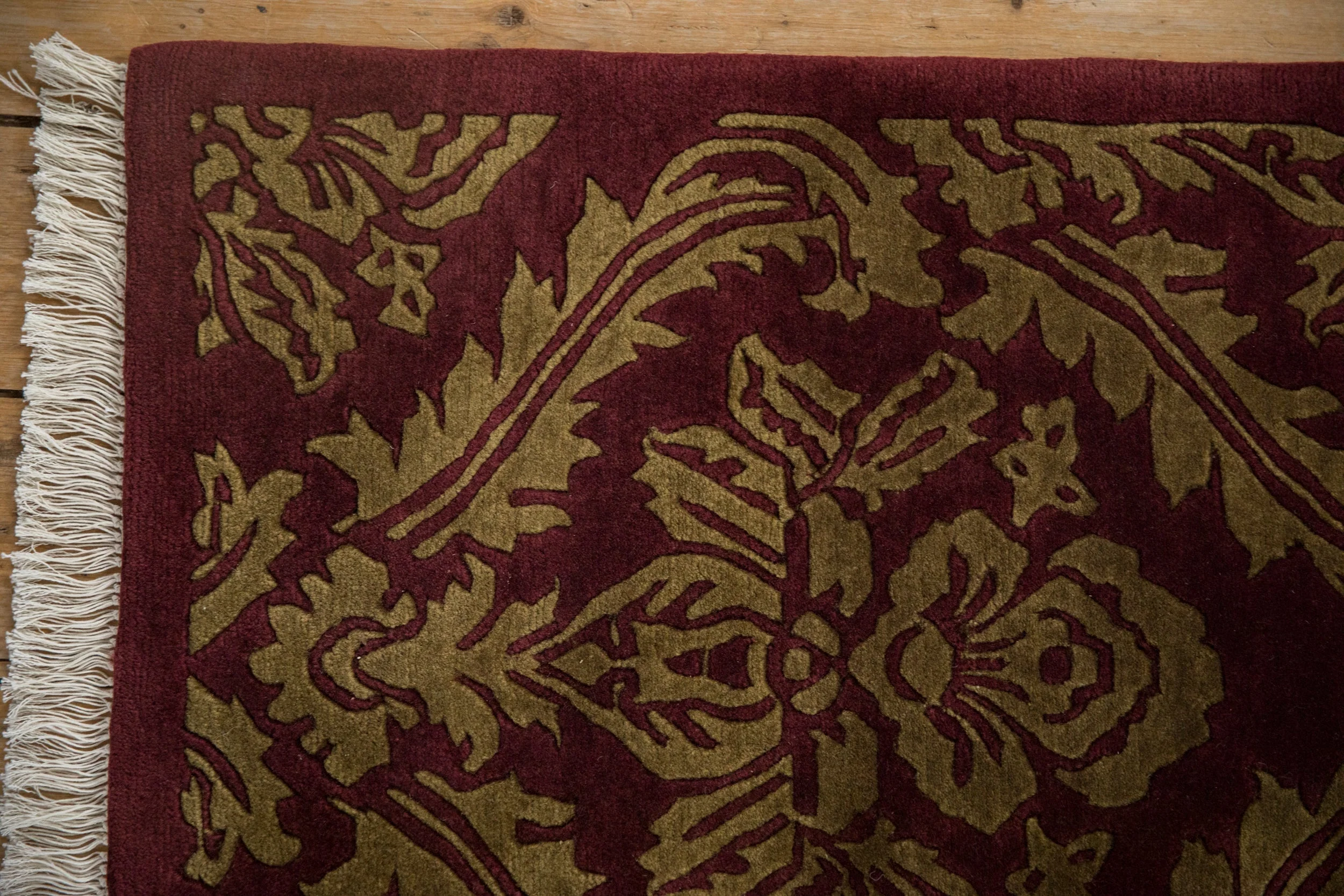 2x3 Vintage Indian Damask Design Rug Mat - Image 3