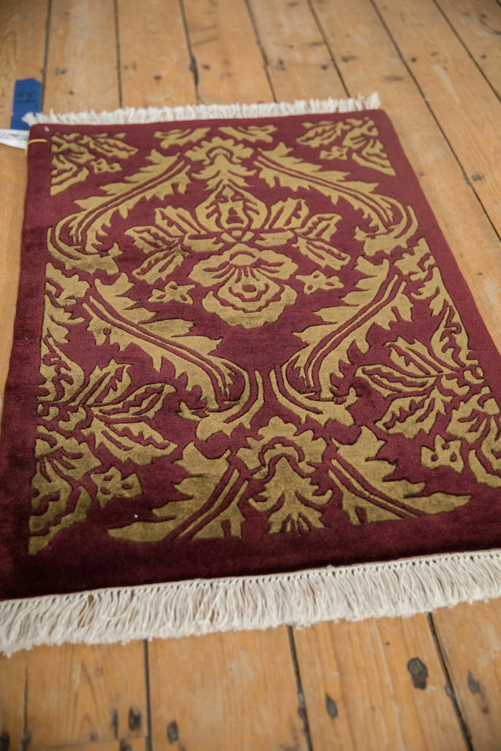 2x3 Vintage Indian Damask Design Rug Mat - Image 4