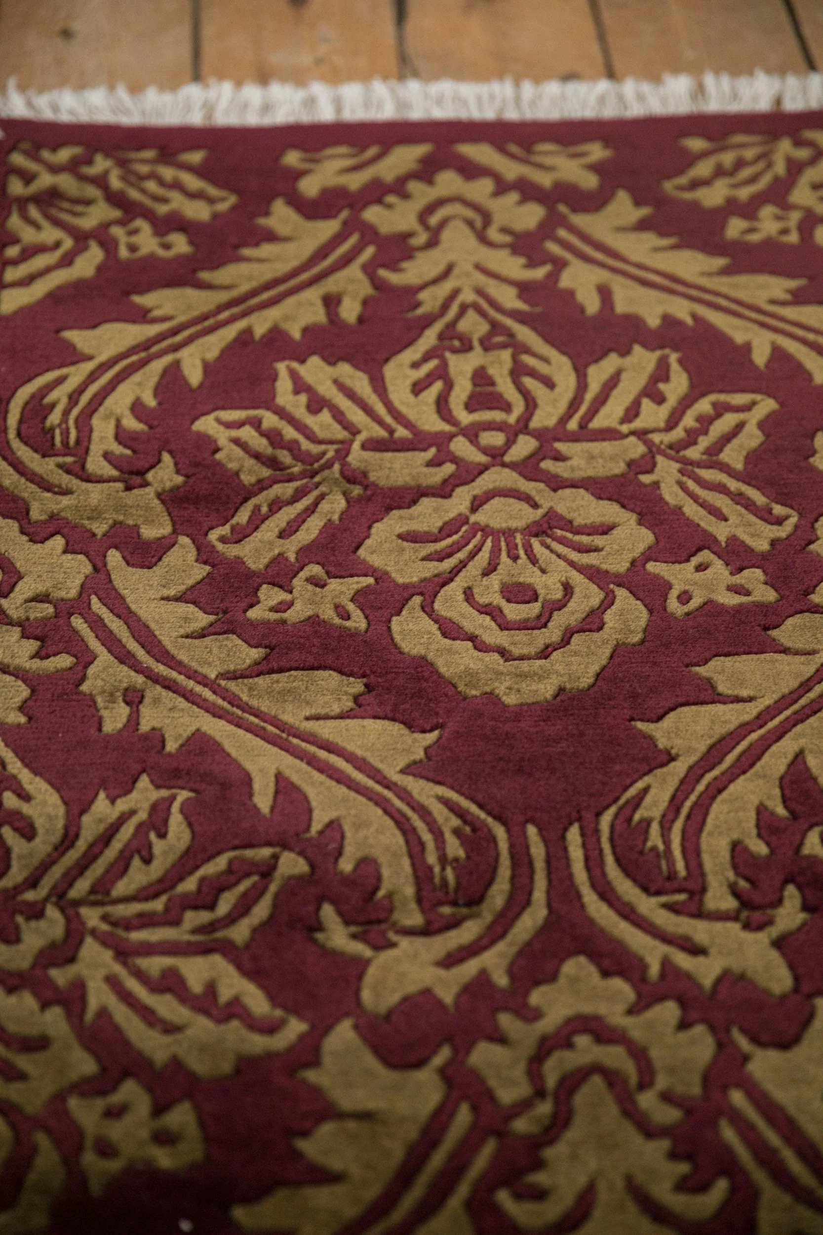 2x3 Vintage Indian Damask Design Rug Mat - Image 5