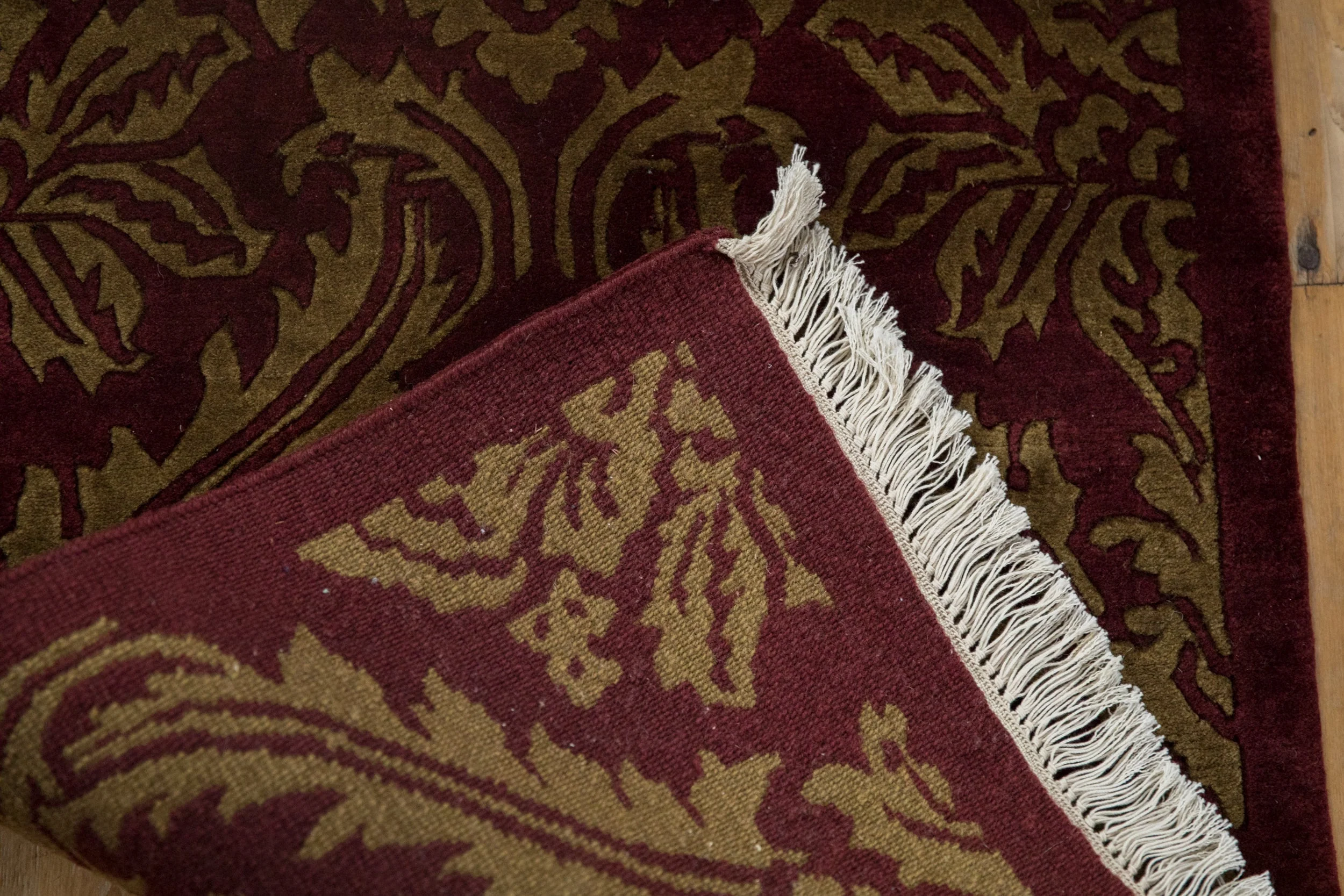 2x3 Vintage Indian Damask Design Rug Mat - Image 7