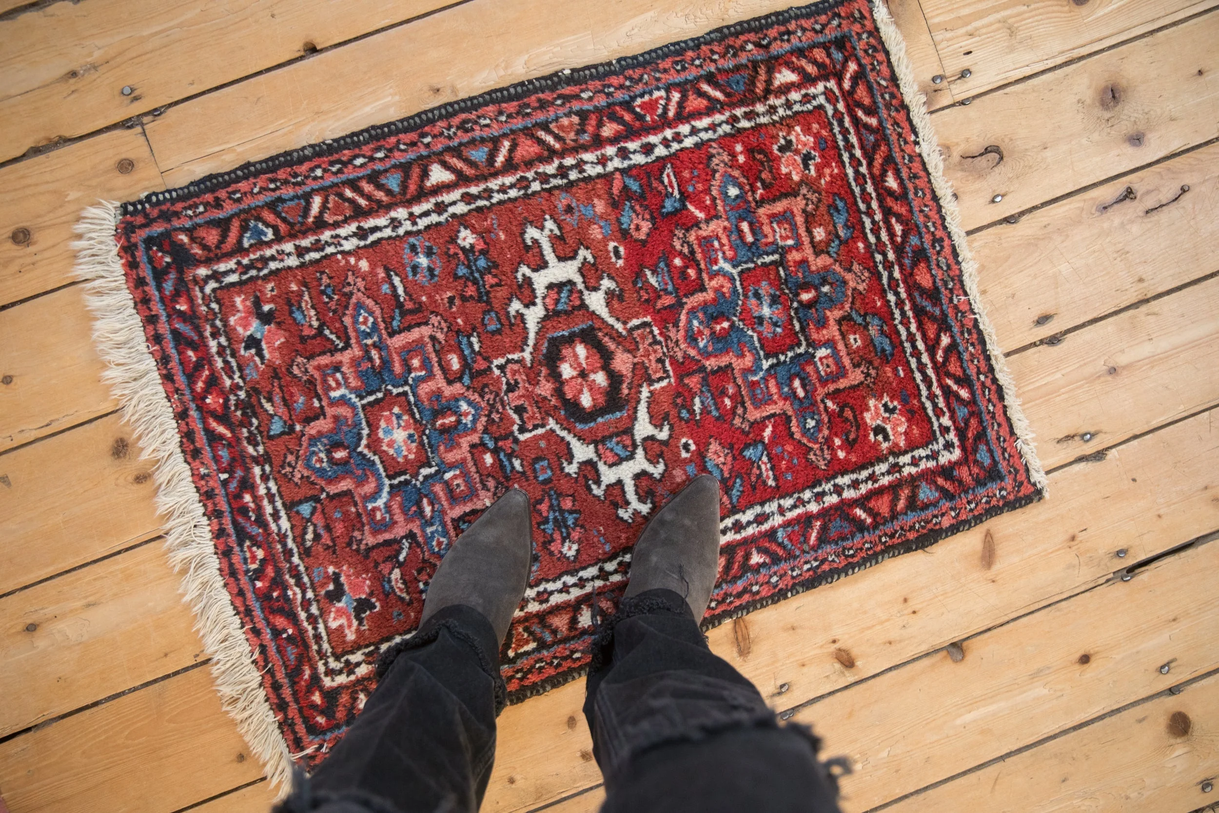 2x3 Vintage Karaja Rug Mat - Image 2