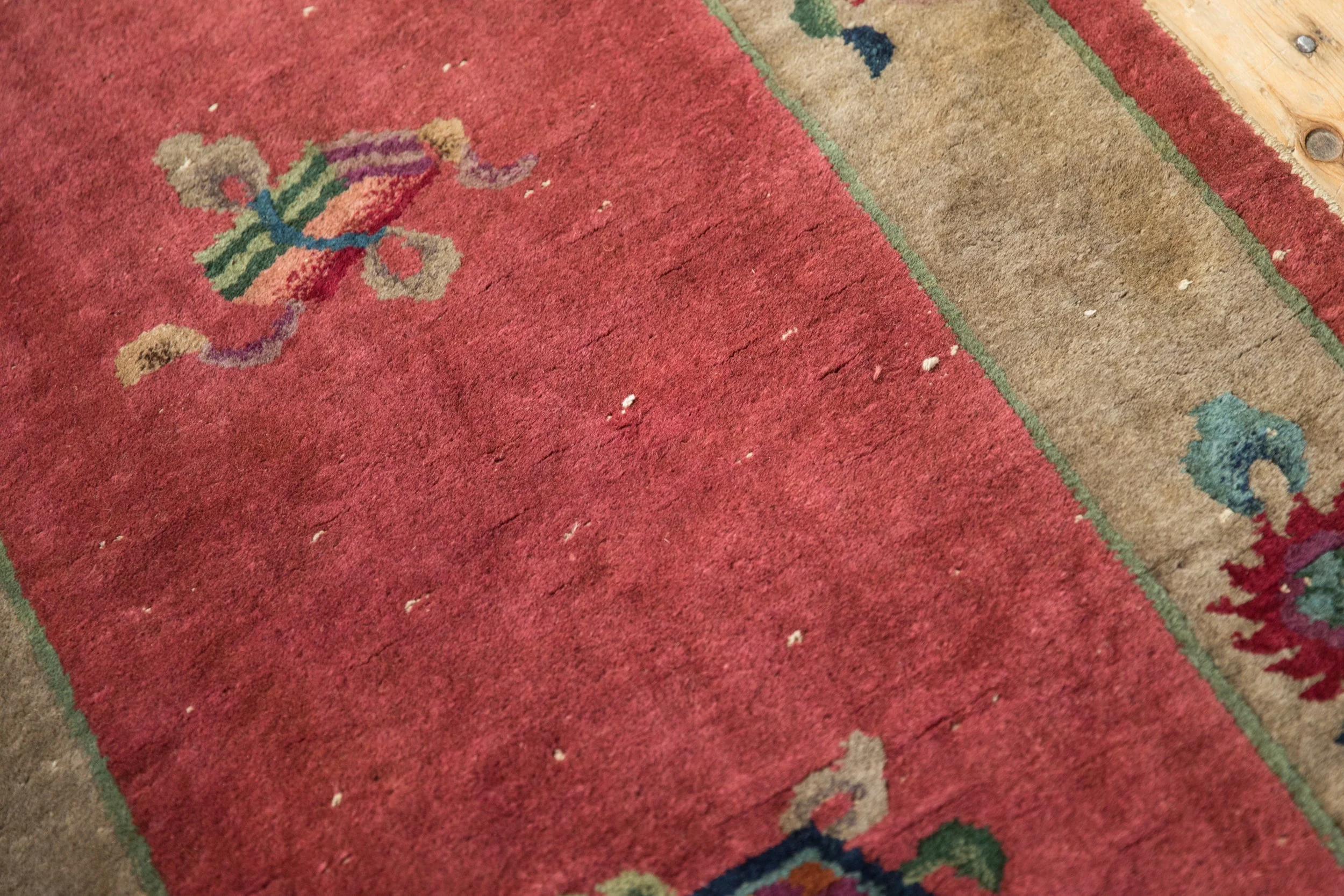 2x4.5 Antique Art Deco Rug Runner - Image 9