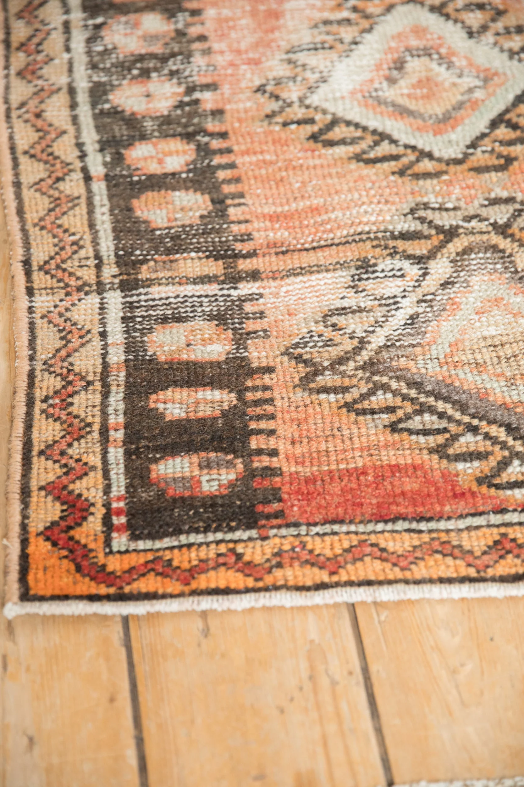 2x4.5 Vintage Distressed Oushak Rug Runner - Image 5
