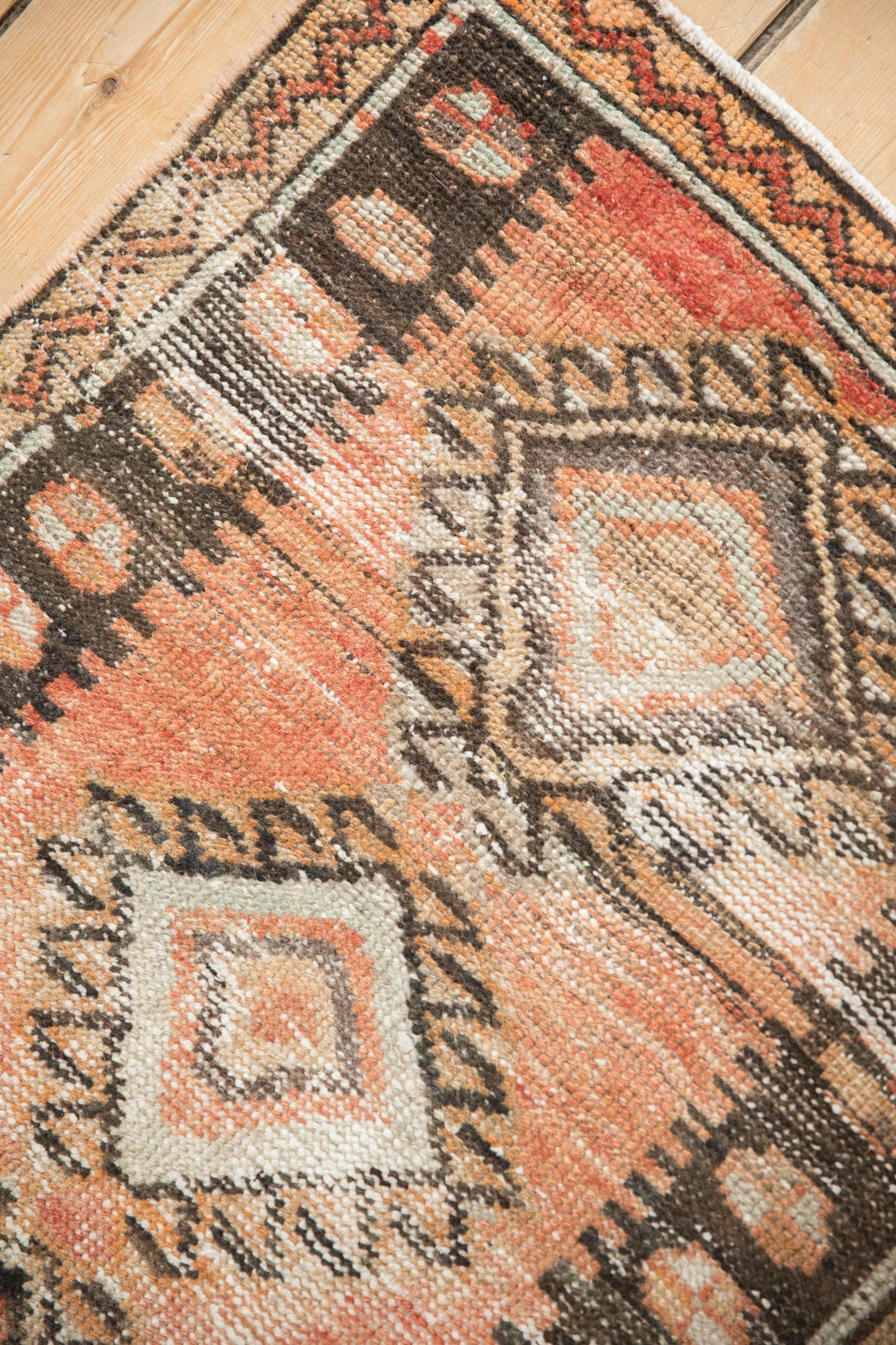 2x4.5 Vintage Distressed Oushak Rug Runner - Image 6
