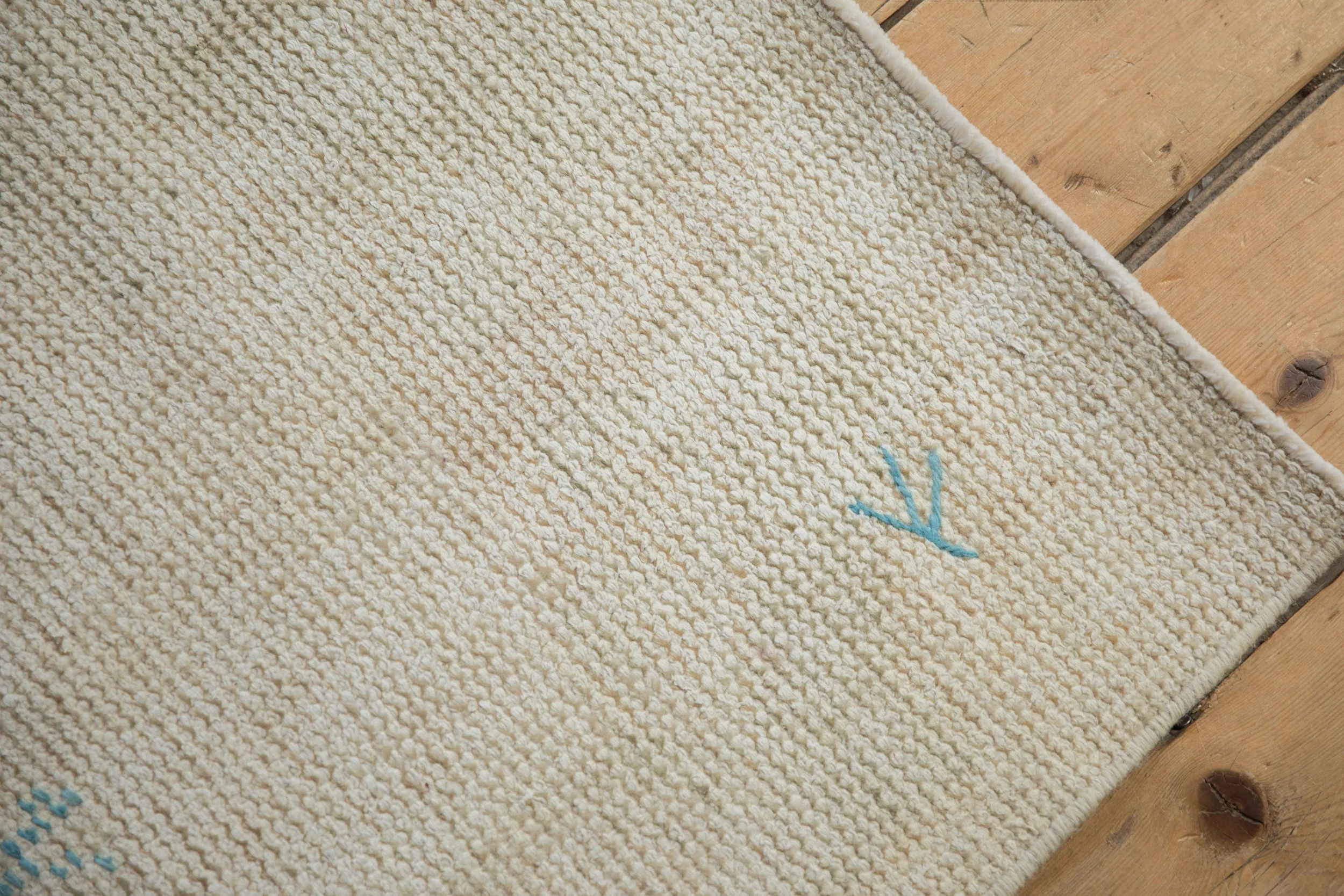 2x4.5 Vintage Distressed Oushak Rug Runner - Image 3