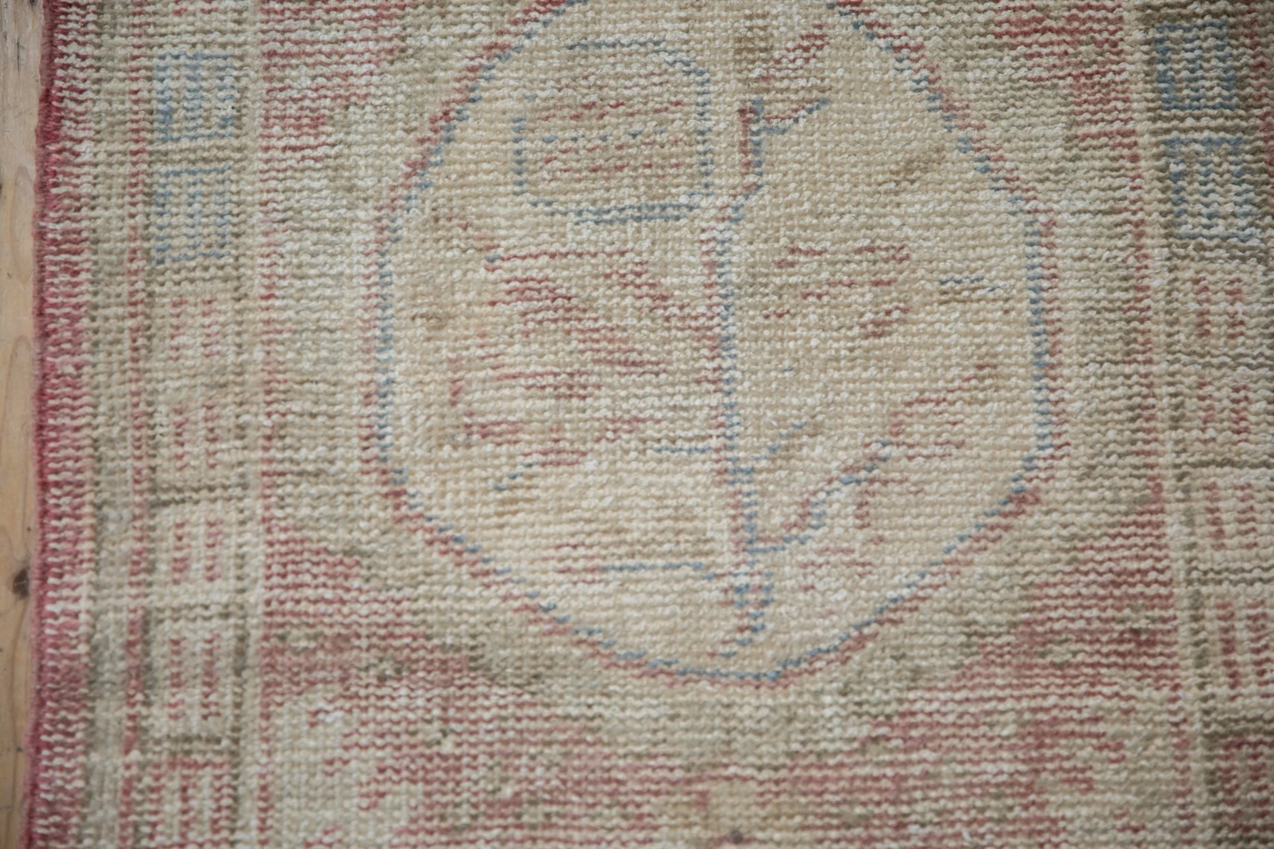 2x4.5 Vintage Distressed Oushak Rug Runner - Image 7
