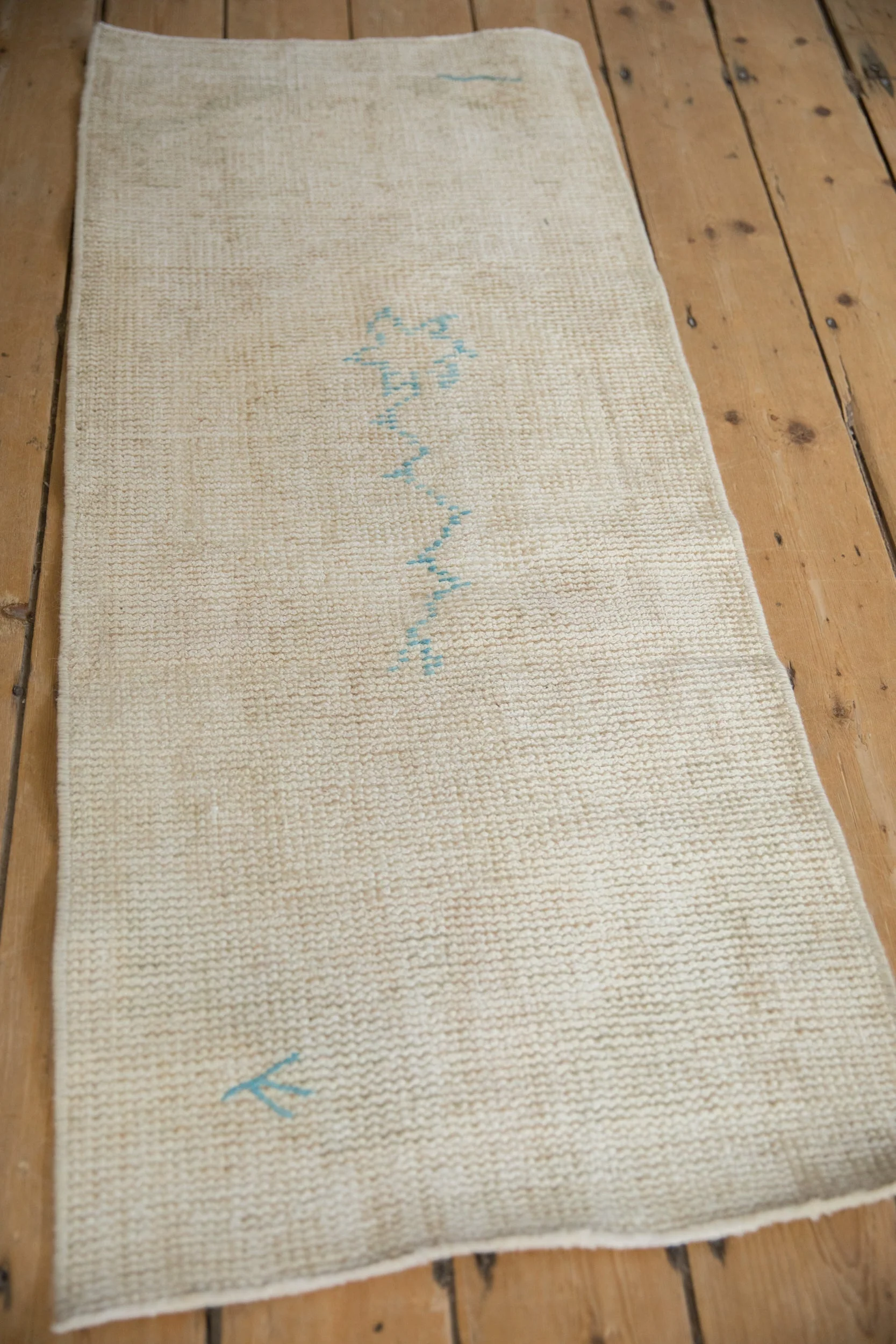 2x4.5 Vintage Distressed Oushak Rug Runner - Image 4