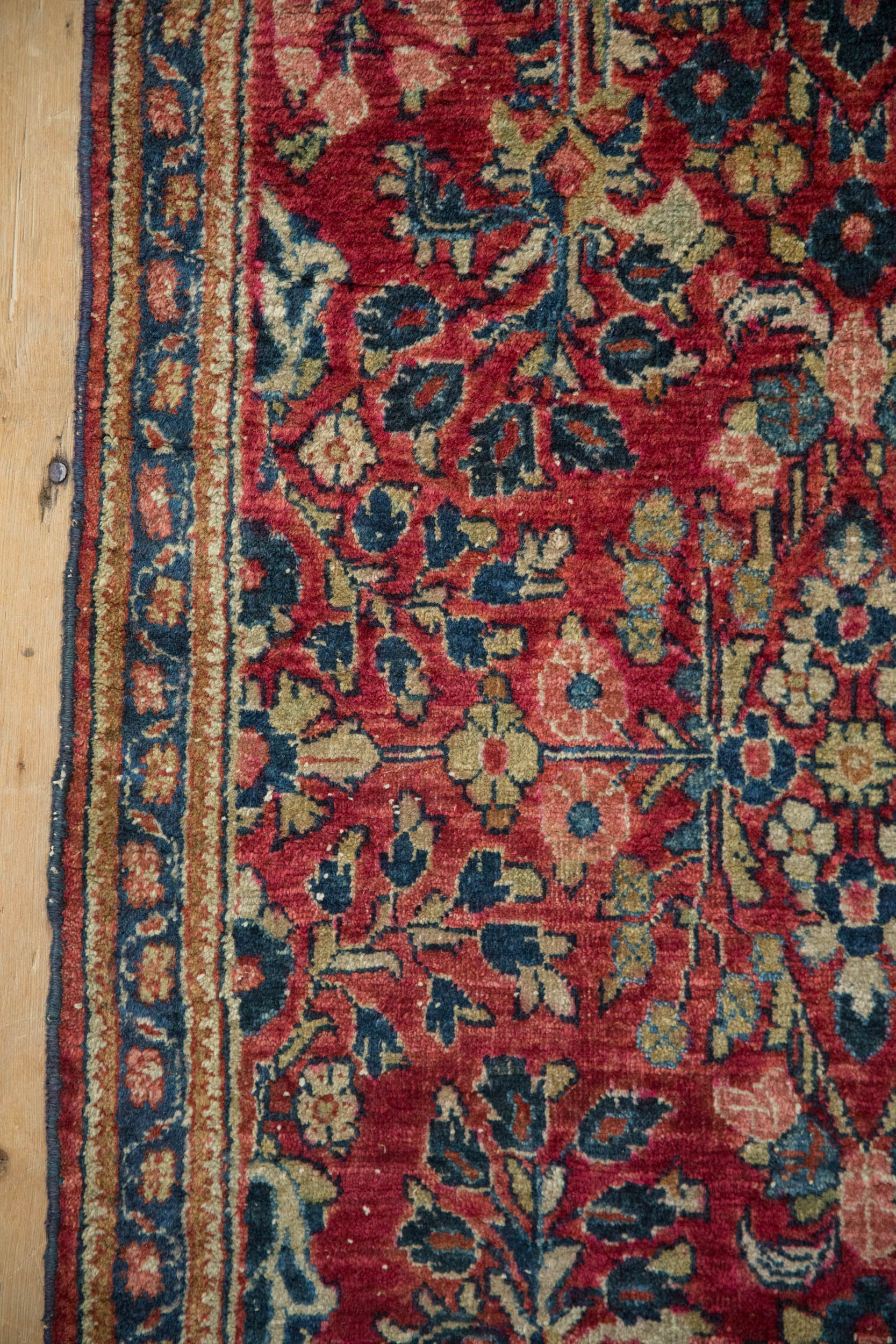 2x4.5 Vintage Fine American Sarouk Rug Runner - Image 3