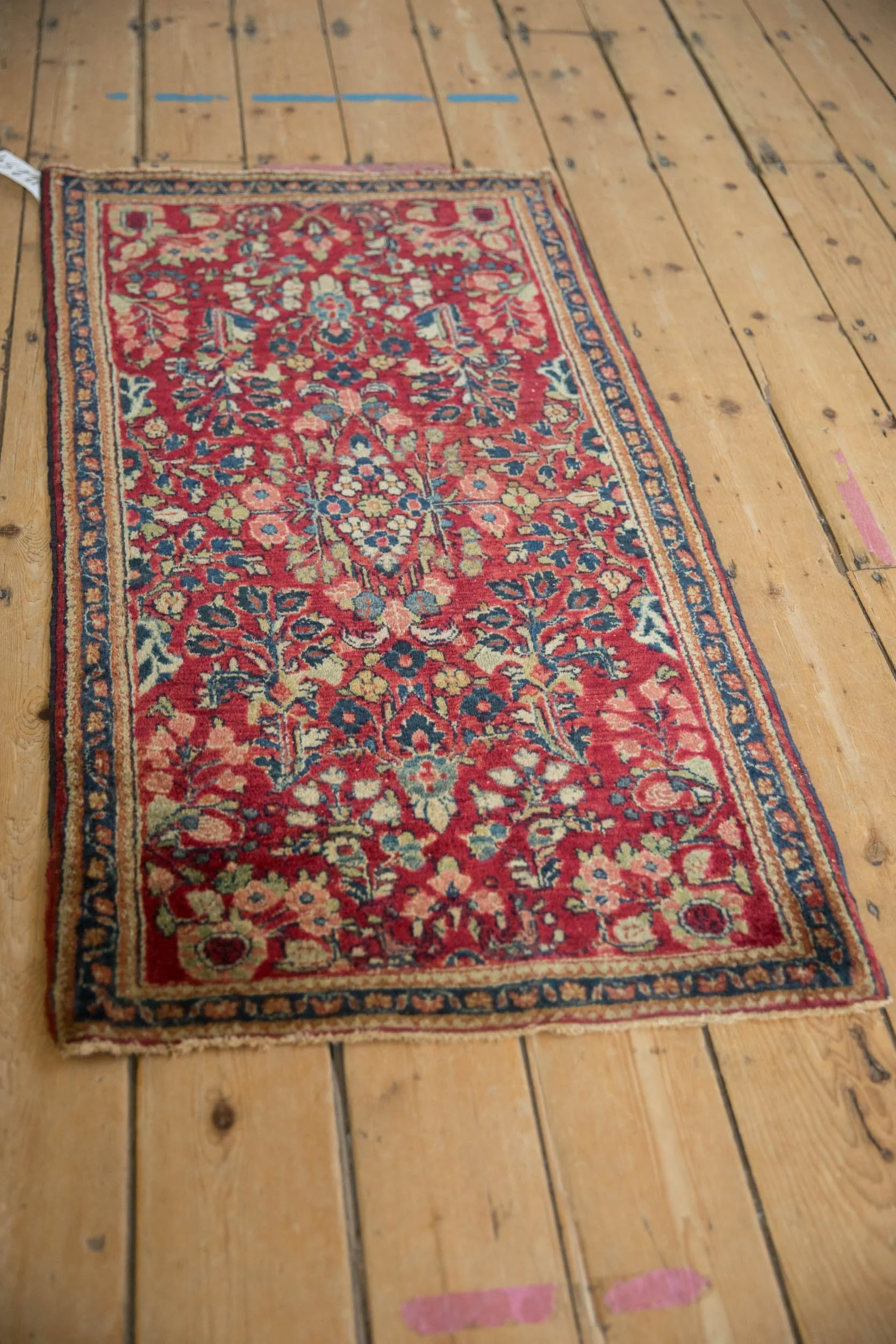 2x4.5 Vintage Fine American Sarouk Rug Runner - Image 4