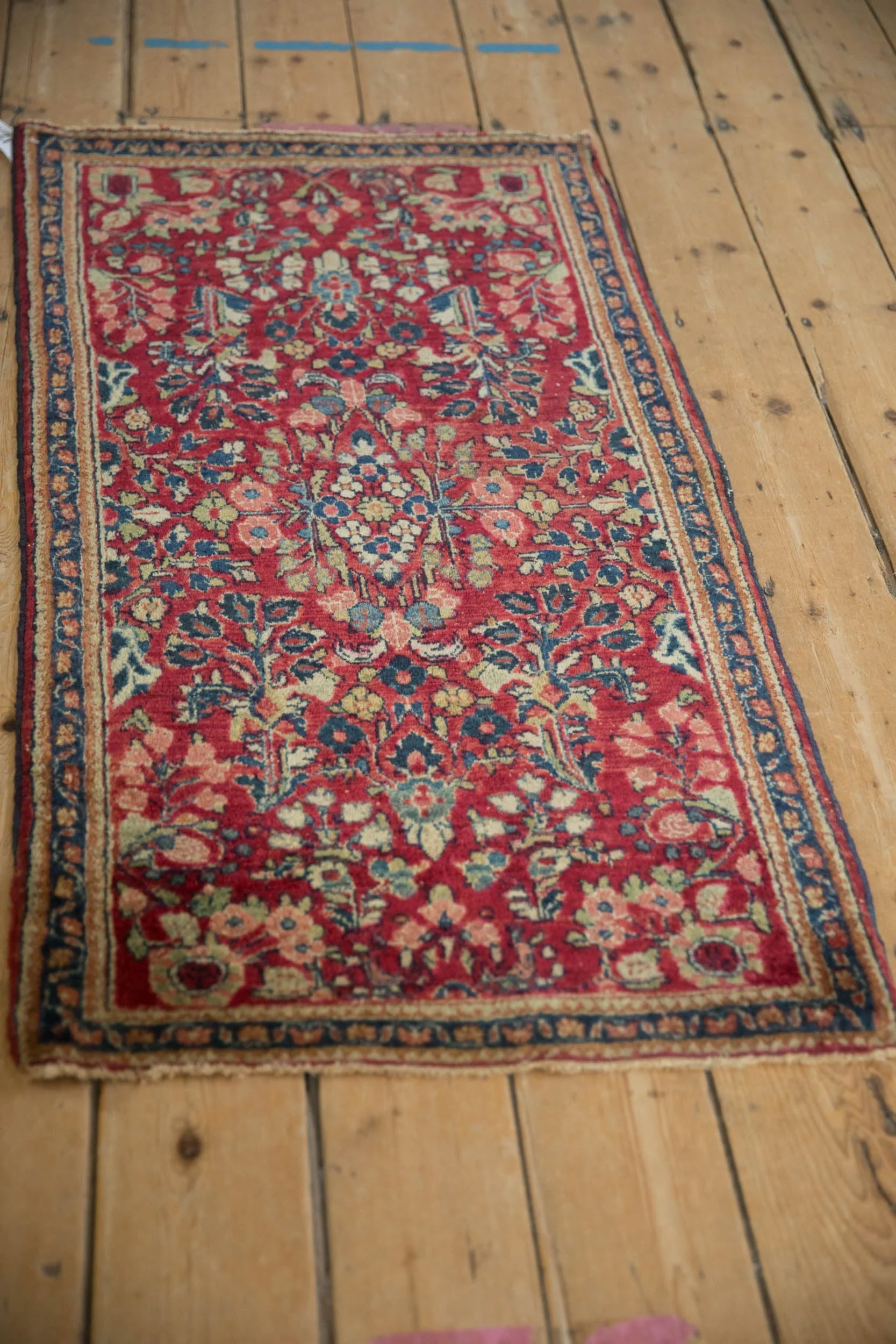 2x4.5 Vintage Fine American Sarouk Rug Runner - Image 5