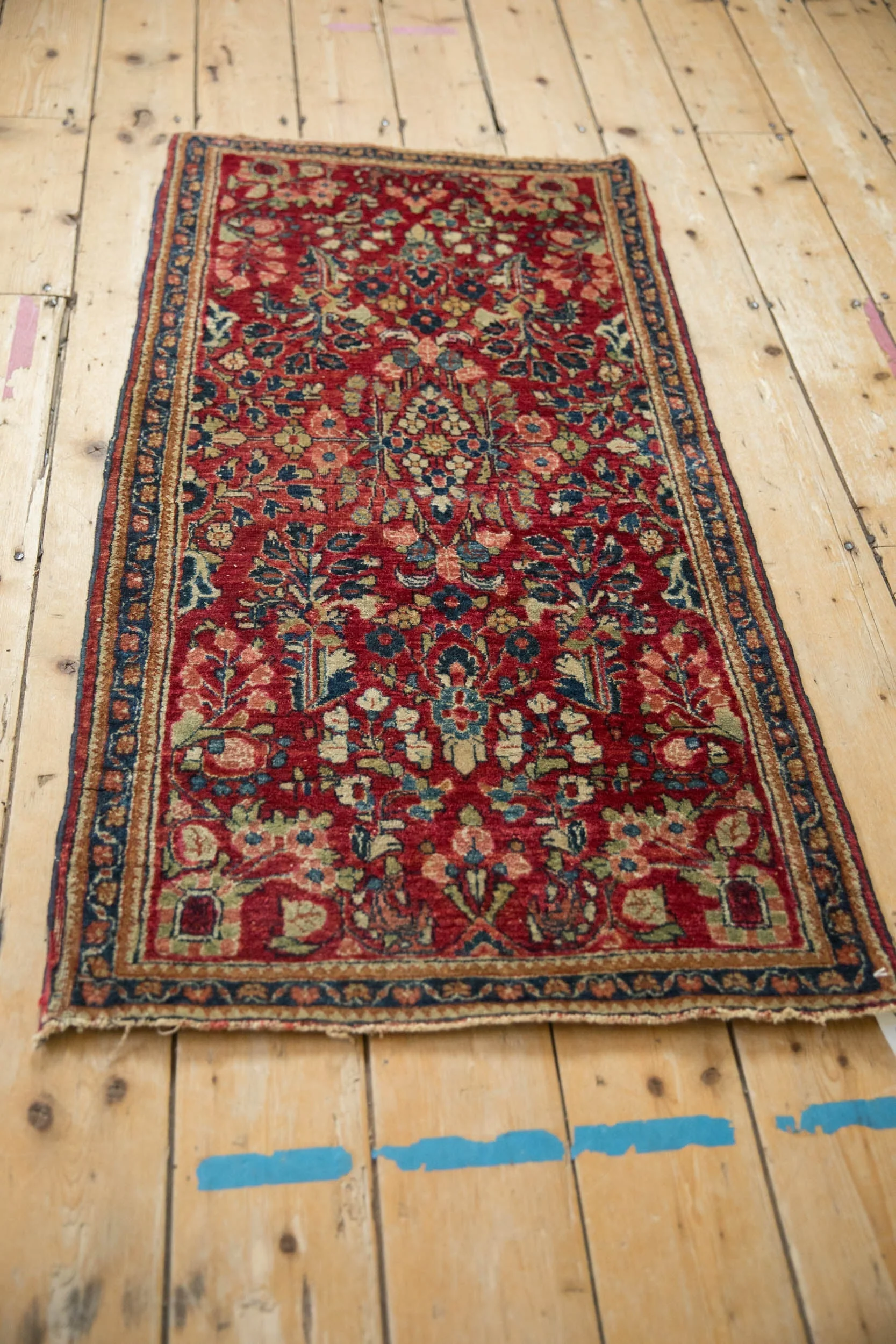 2x4.5 Vintage Fine American Sarouk Rug Runner - Image 6