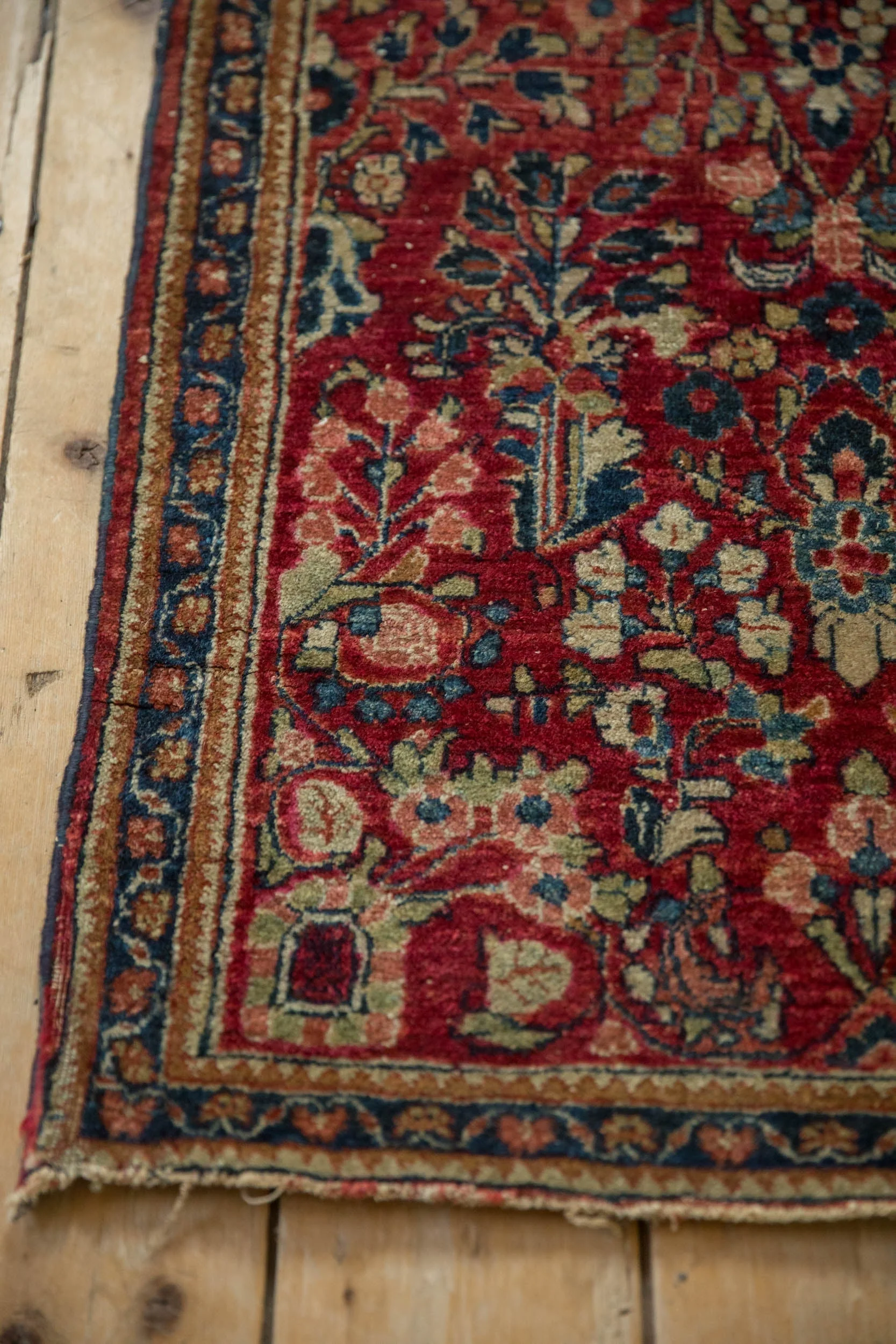2x4.5 Vintage Fine American Sarouk Rug Runner - Image 7