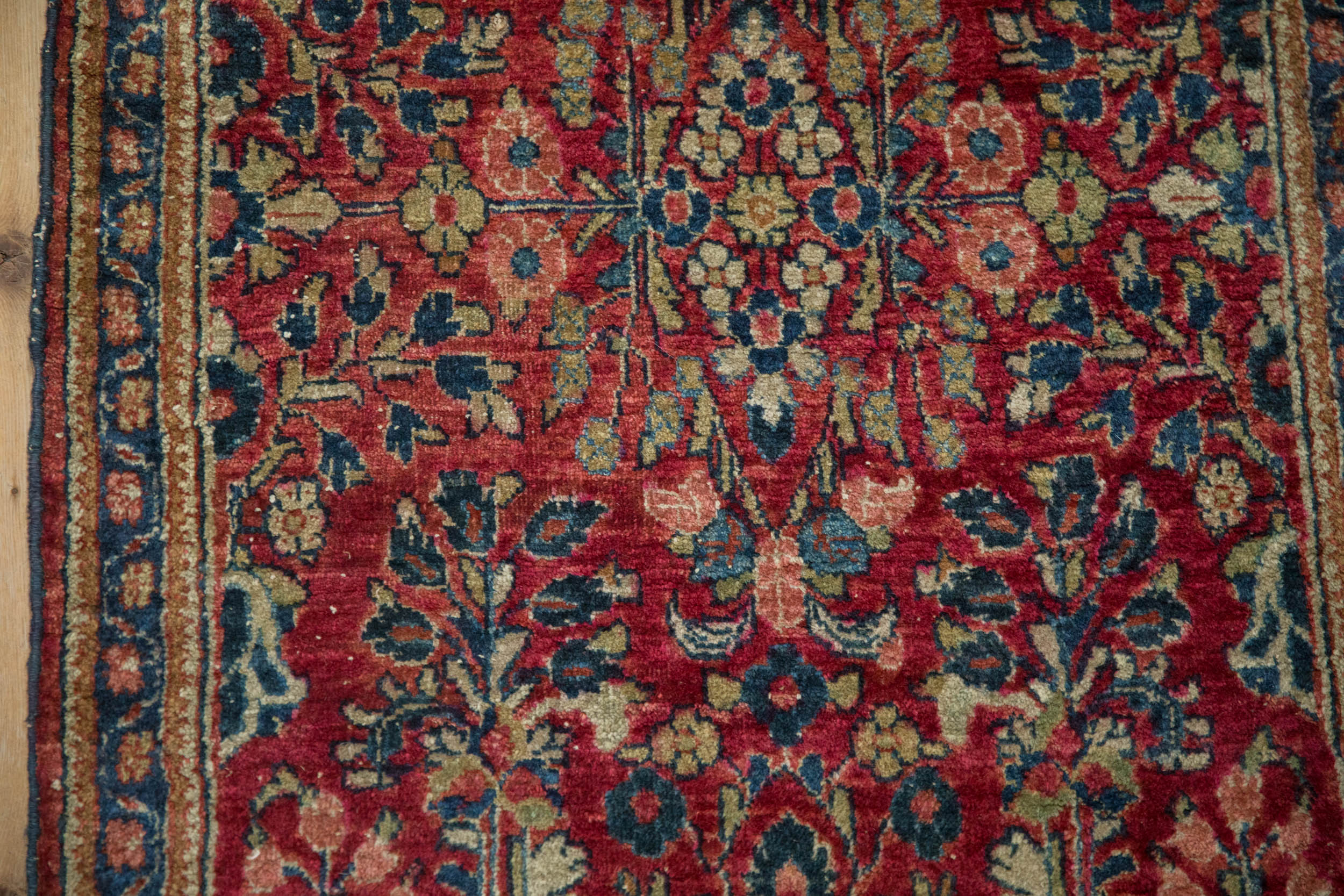 2x4.5 Vintage Fine American Sarouk Rug Runner - Image 8