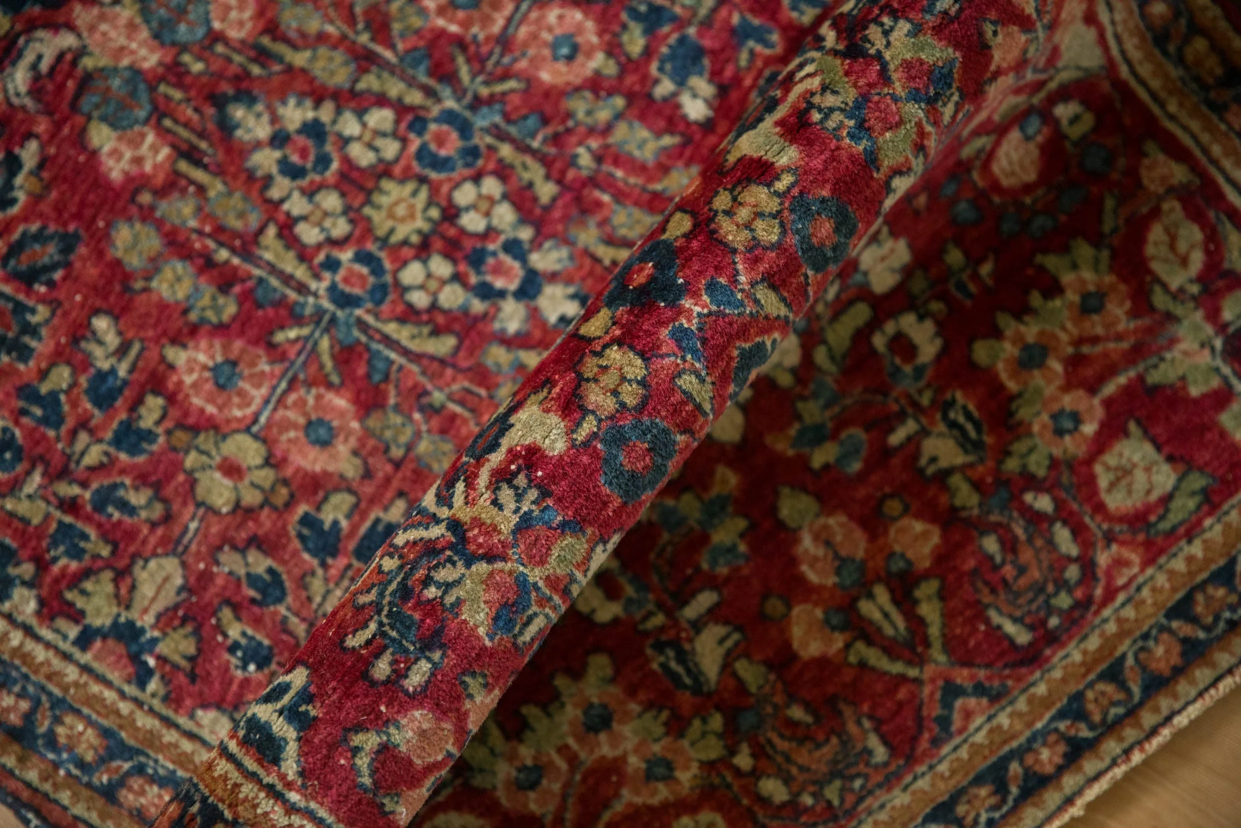 2x4.5 Vintage Fine American Sarouk Rug Runner - Image 9