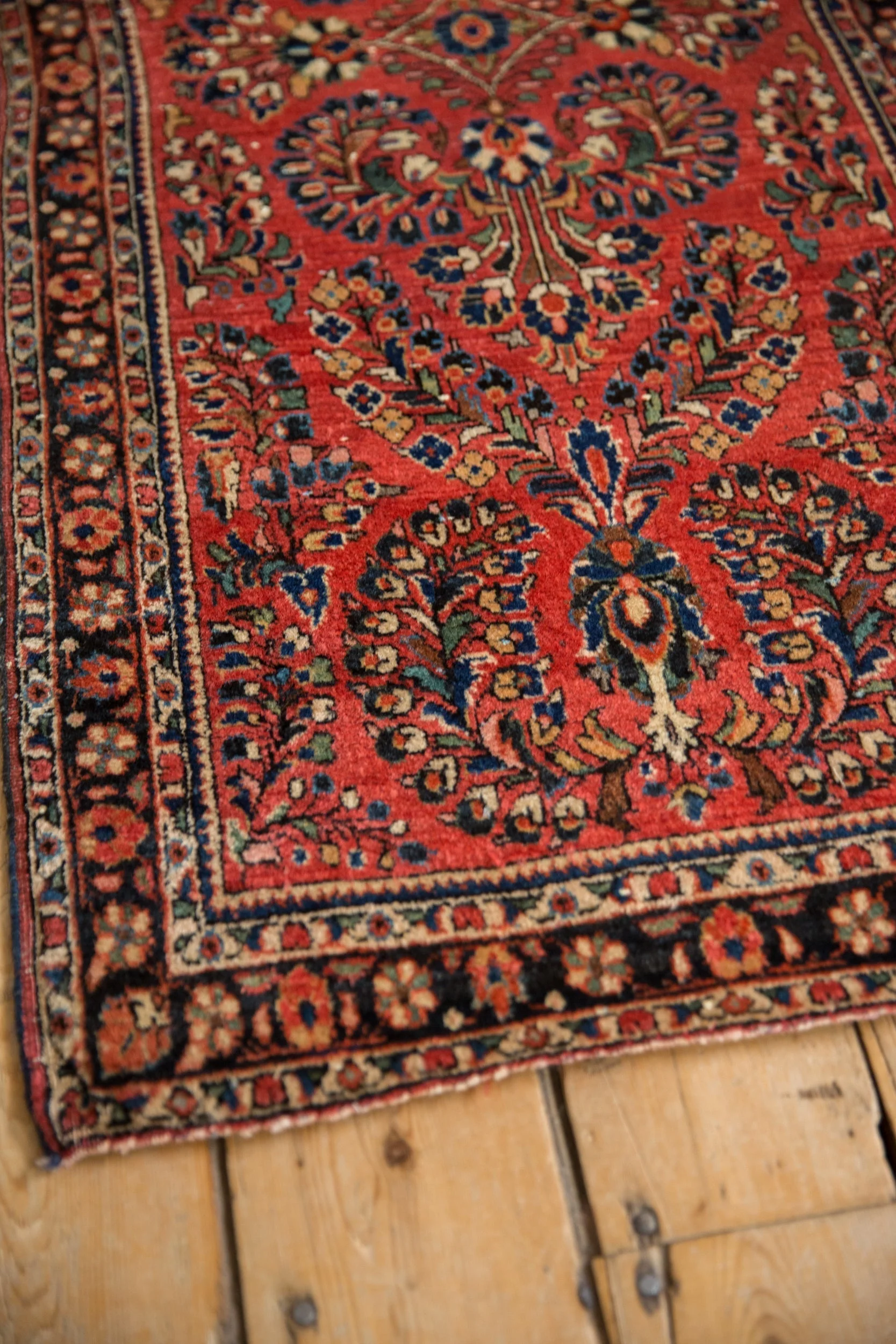 2x4.5 Vintage German Sarouk Rug Runner - Image 4
