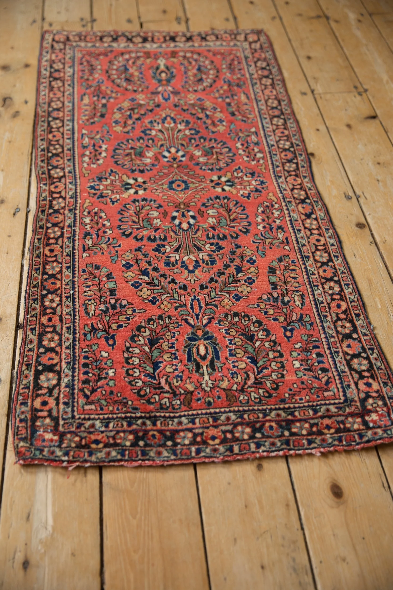 2x4.5 Vintage German Sarouk Rug Runner - Image 5